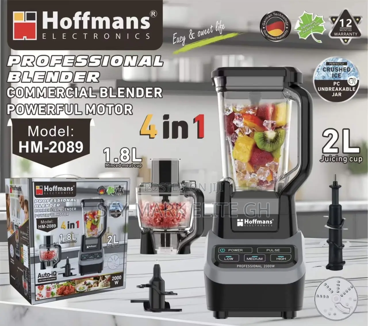 Hoffman Heavy Duty Professional Commercial Blender