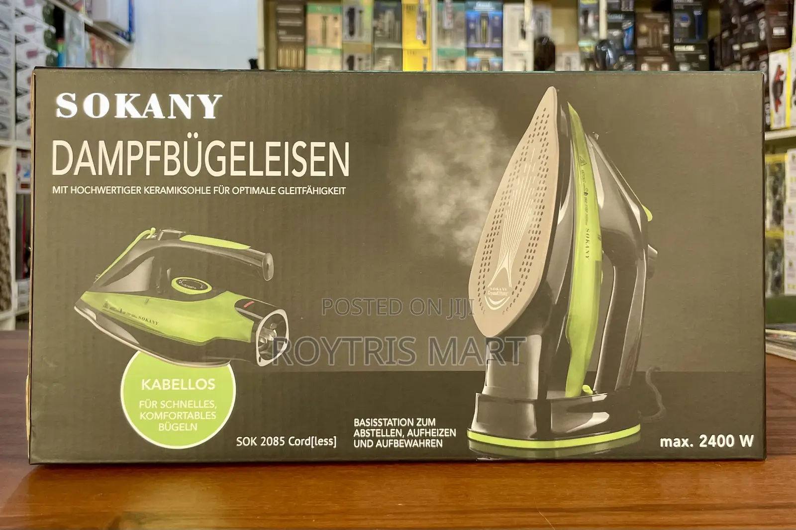 Sokany Steam Iron Cord and Cordless
