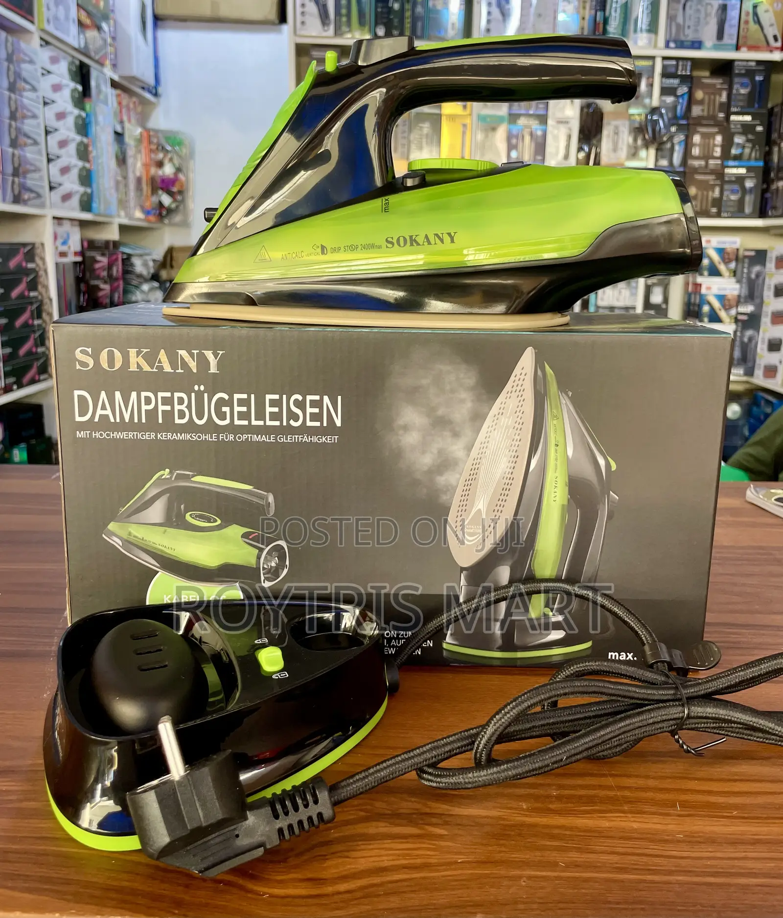 Sokany Steam Iron Cord and Cordless