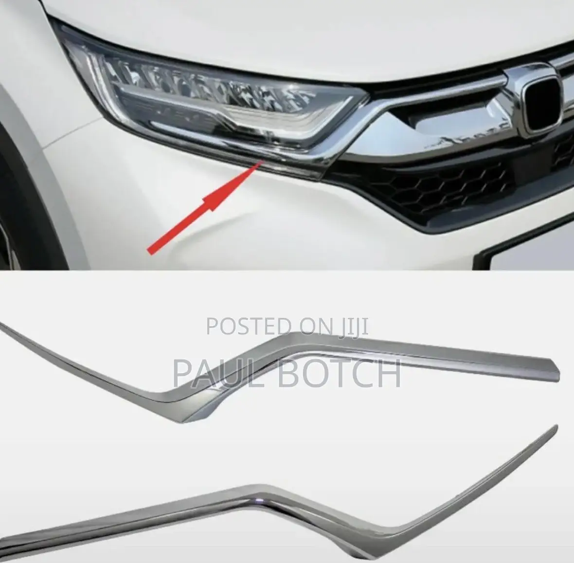 Honda Cr-v 2017-2019 Headlight Chrome (Pair)