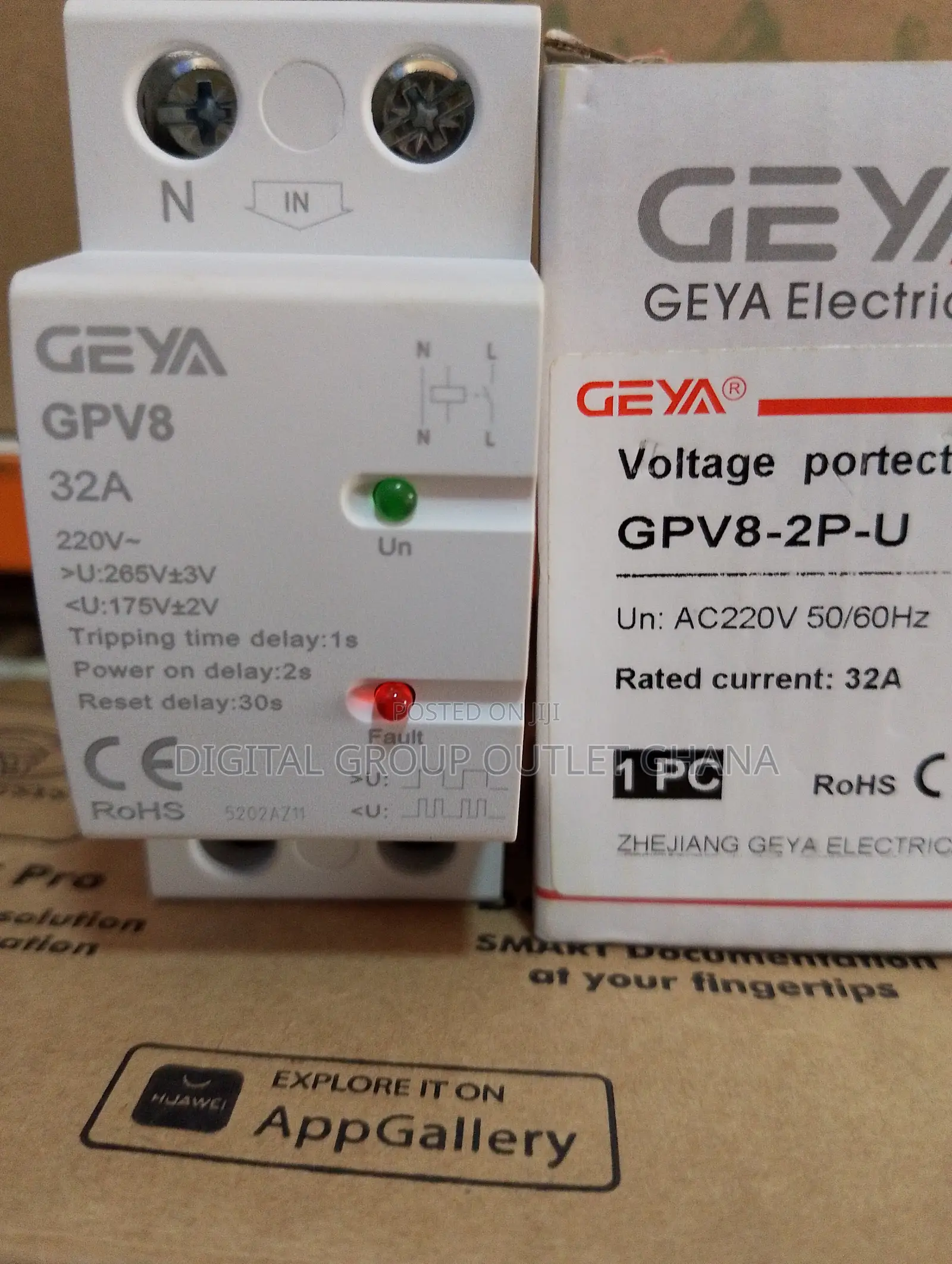 Voltage Protector 32a Single Phase (Gpv8-2p-U)