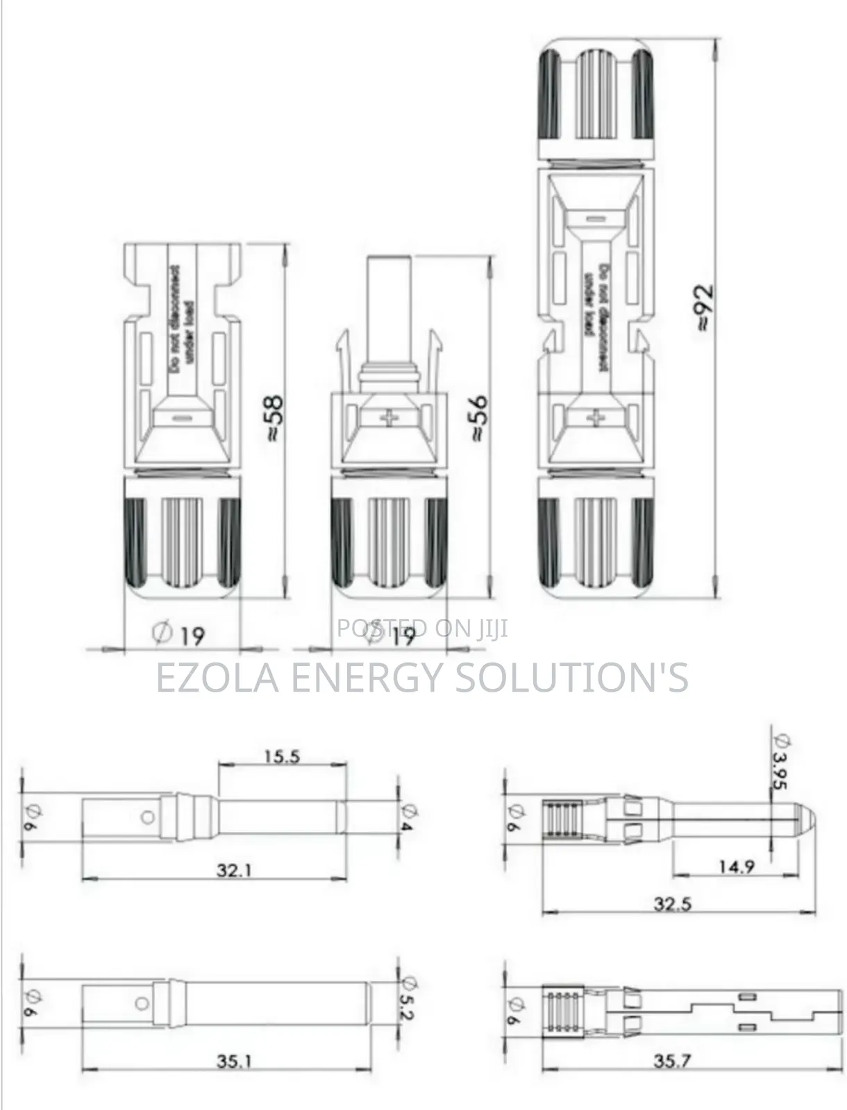 Mc4 Solar Pannel Connector