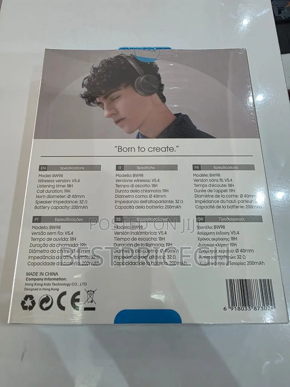 Ezra Wireless Bluetooth Headphones