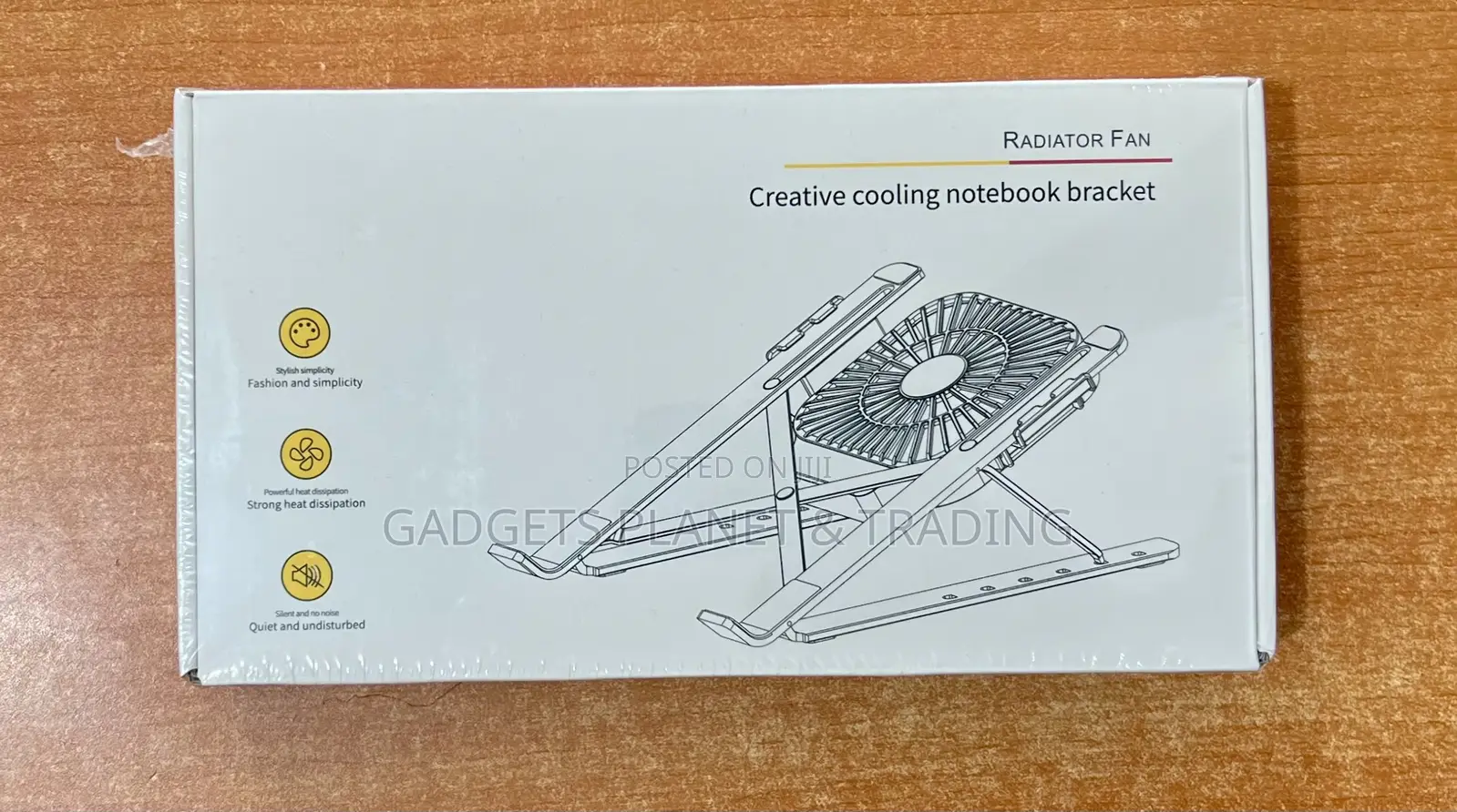 Creative Cooling Notebook Bracket Stand Adjustable Speed Radiator Fan