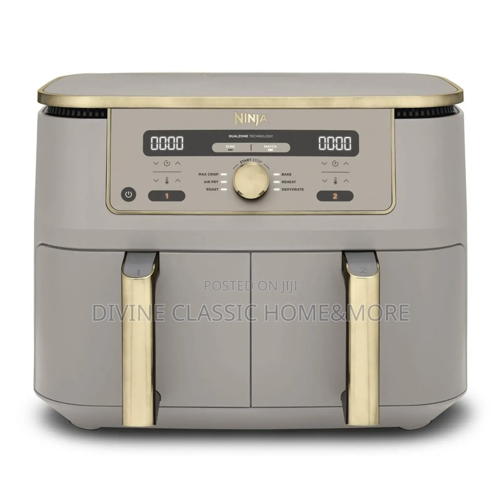 Ninja Max Dual Zone Digital Air Fryer, 2 Drawers, 9.5l, 6-in-1