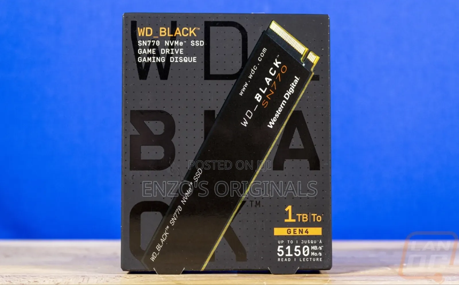 1tb Nvme Gen 4 Sn770 Western Digital Black Edition New Sealed 5150mbps
