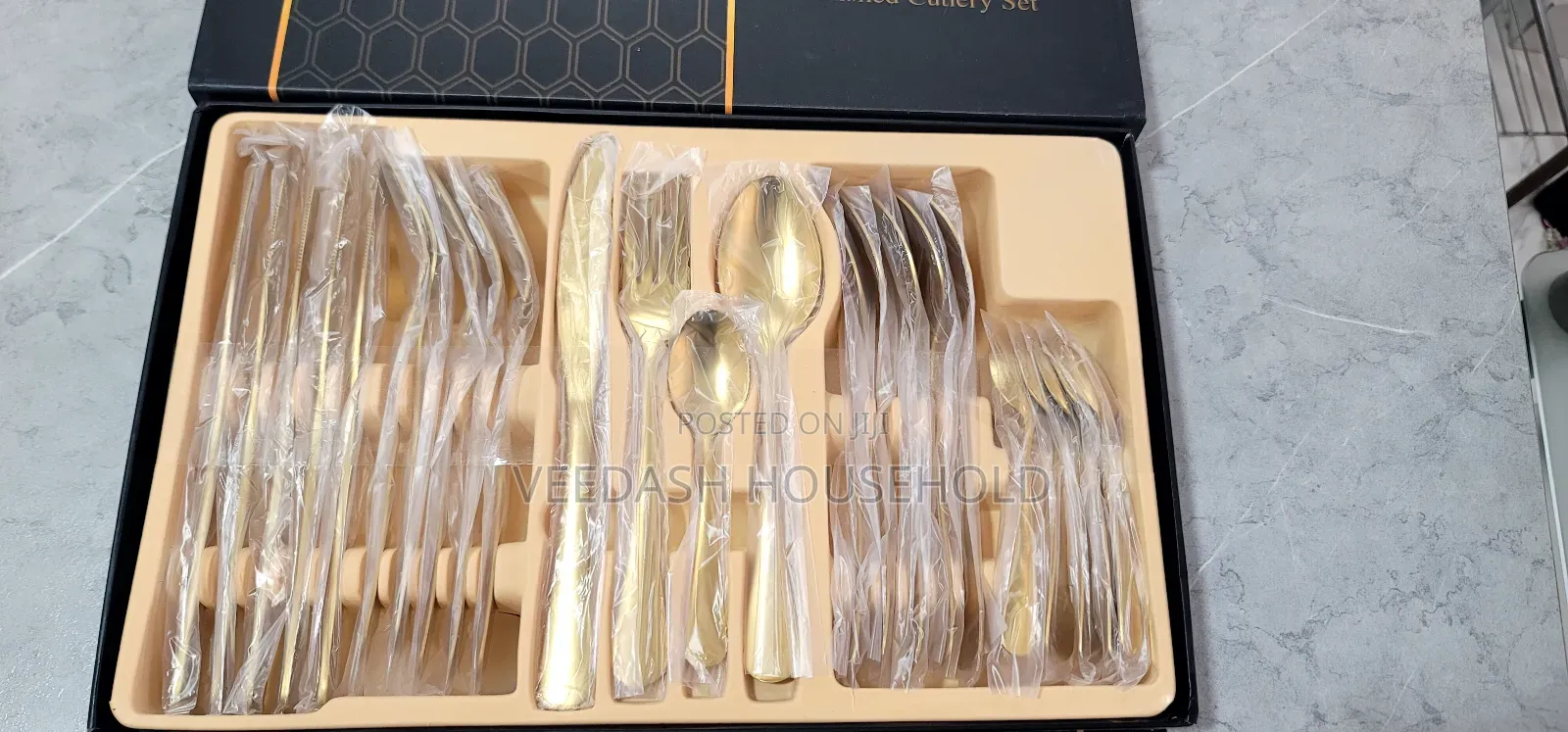 Gold 24 PCS Cutlery Gift Set