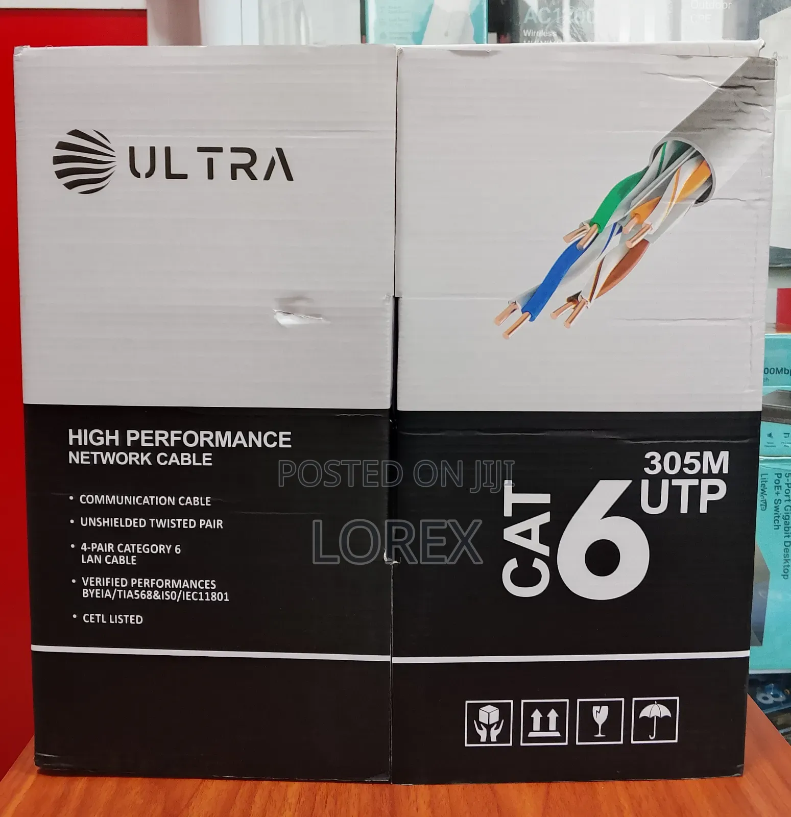 Cat6 Network Cable 305m Indoor Utp Ultra
