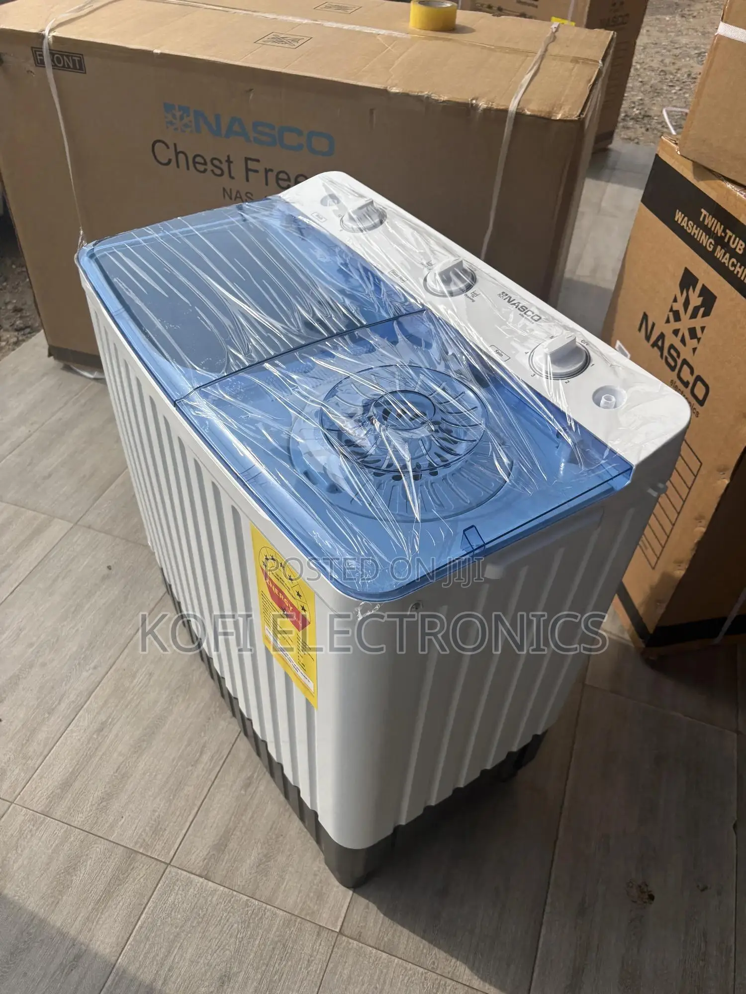 Get For Less Nasco 10kg Twin Tub Washing Machine - White