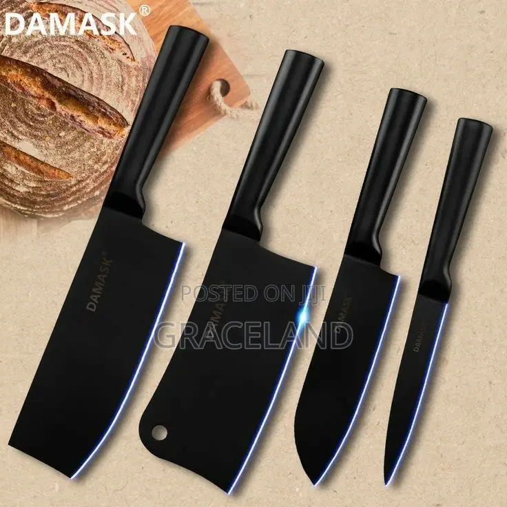 This Is Original 4in1 Kitchen Set Knifes Available