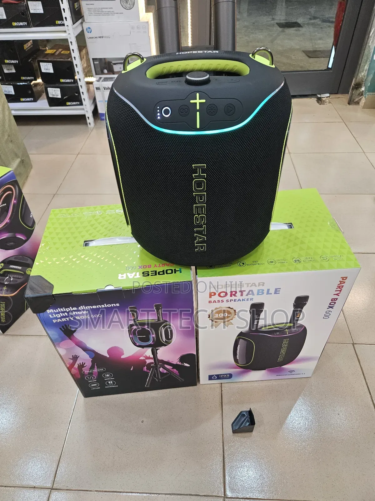 Hopestar Partybox 600. 300w 30000mah Battery Bluetooth Speaker. Ip67