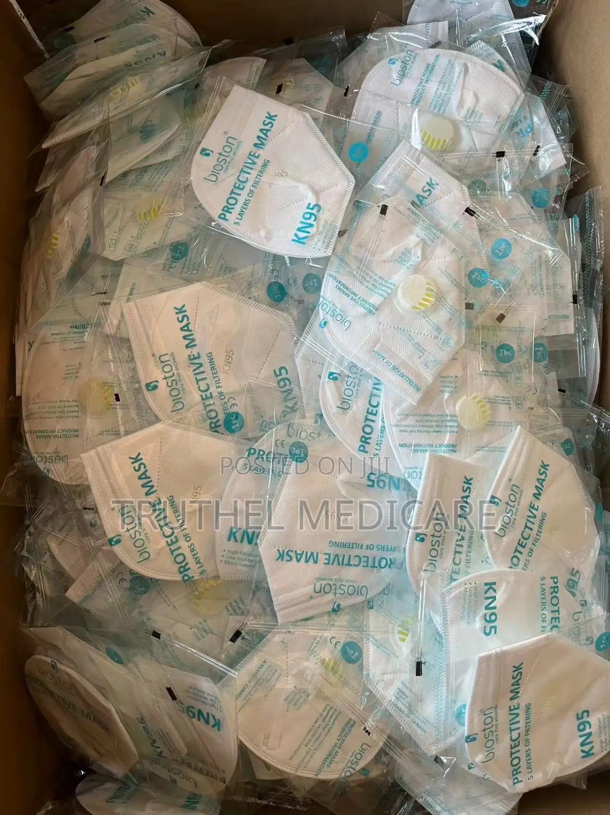 Kn95 Face Mask With Valve(20pcs)