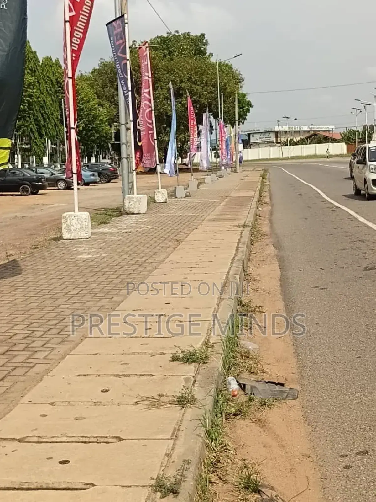 Telescopic Flag Poles Banner