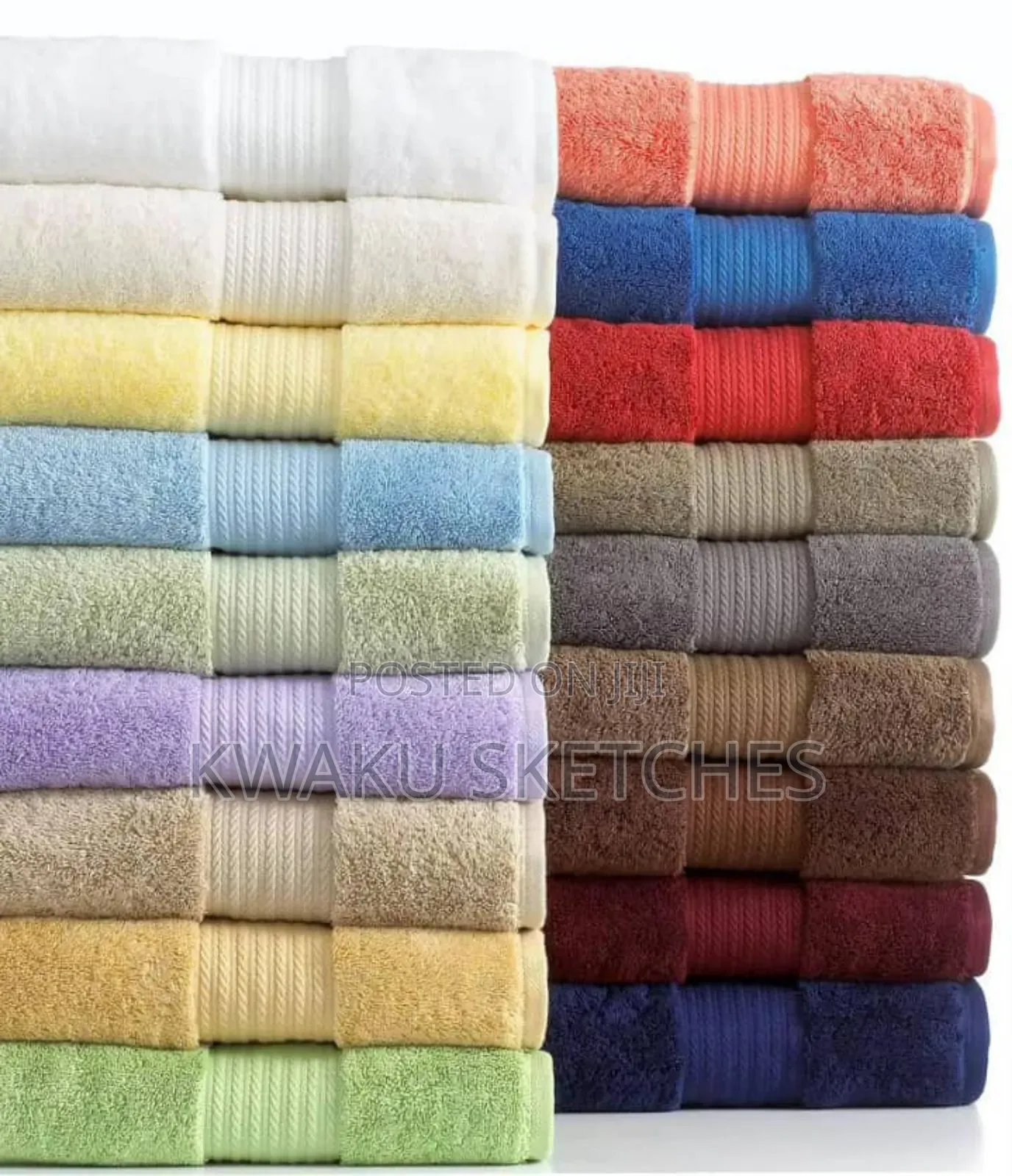 High Absorbent Towels -- Soft, Thick Long Lasting