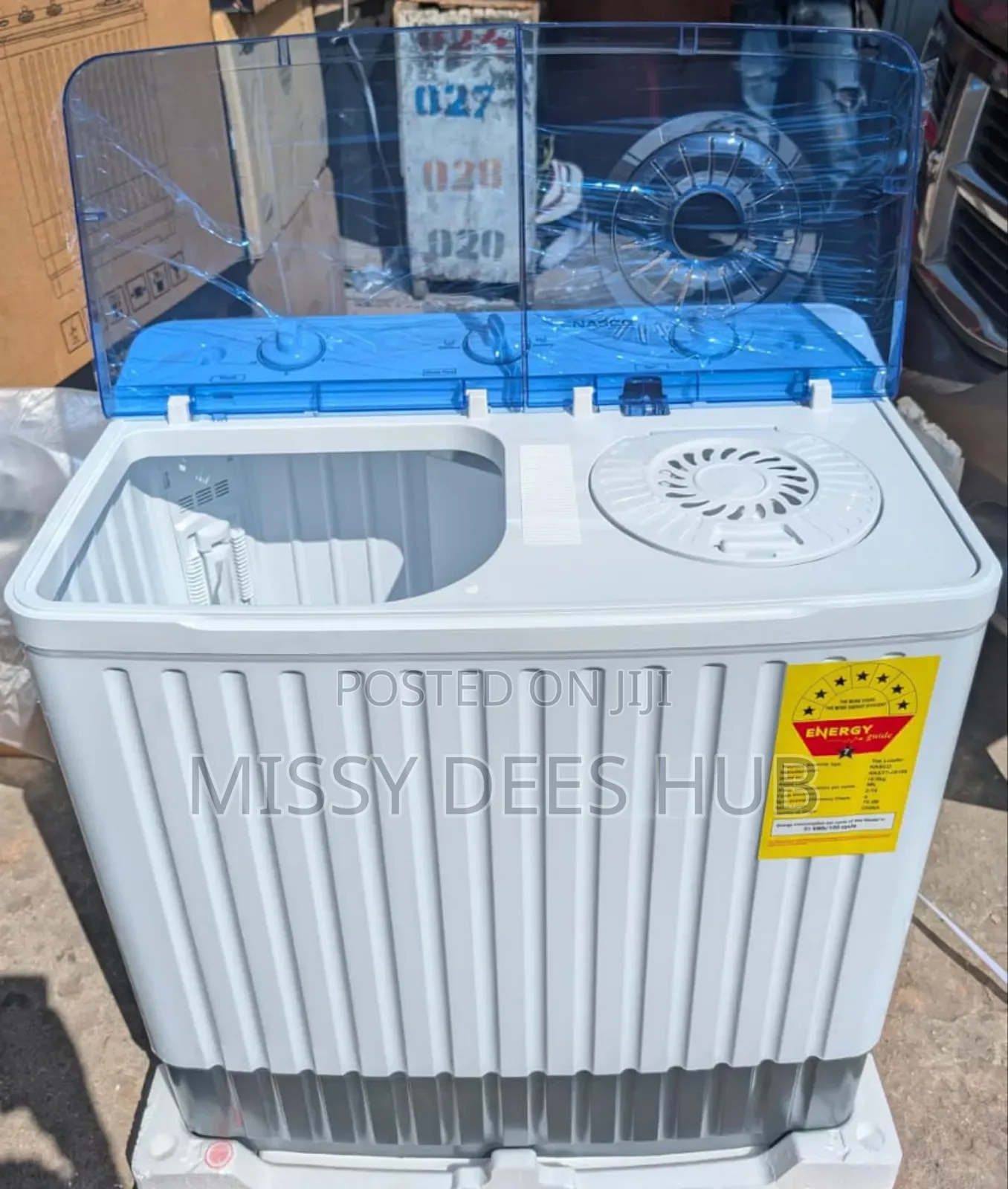 Nasco 10kg Semi Automatic Washing Machine