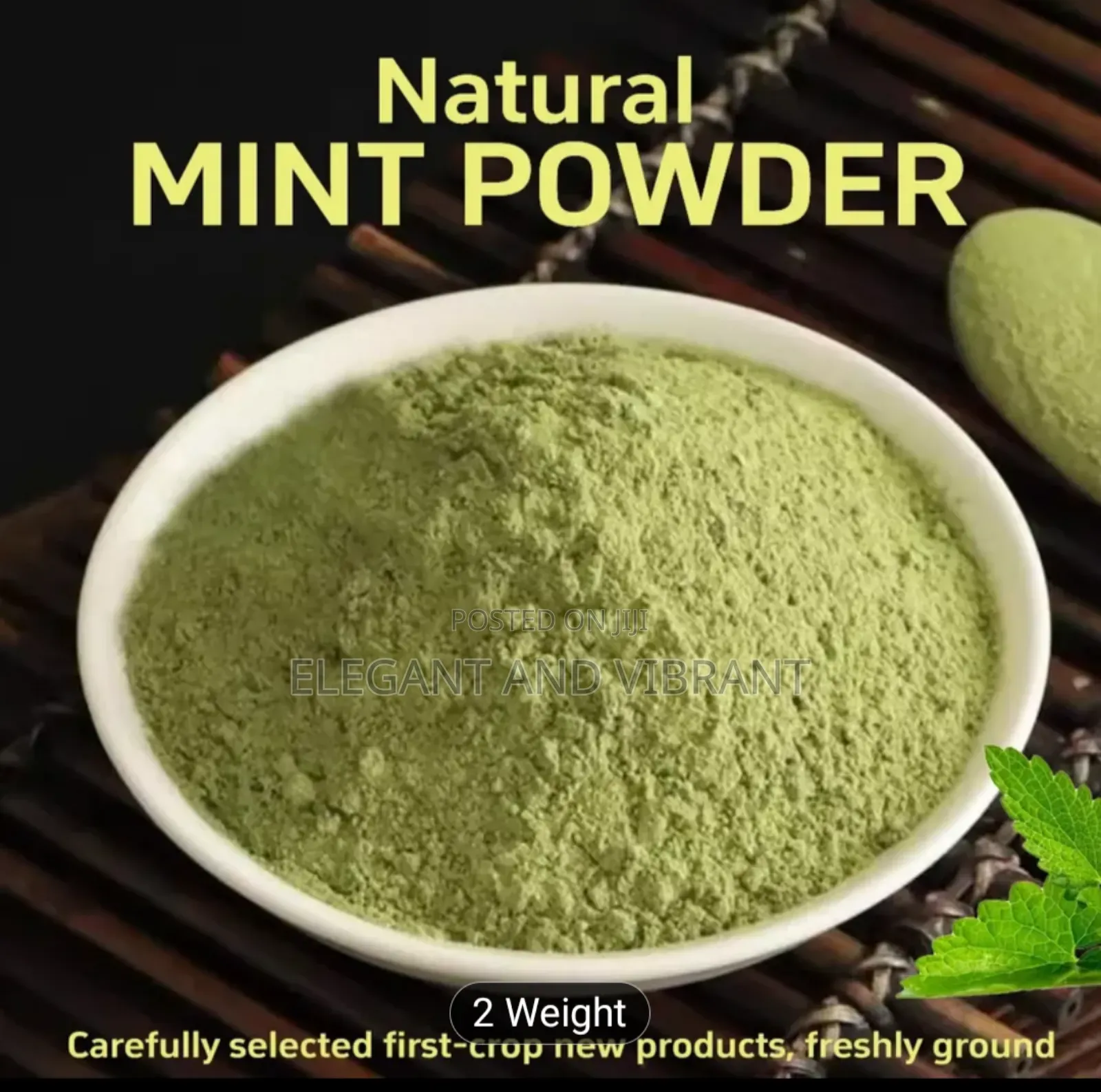 Mint Powder,  Incense Cone Making, Unique  Botanical Herbal Fragrance,