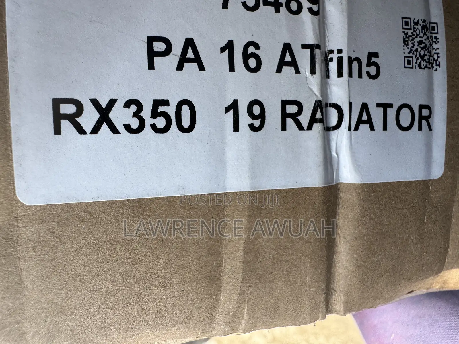 Lexus Rx350 Radiator