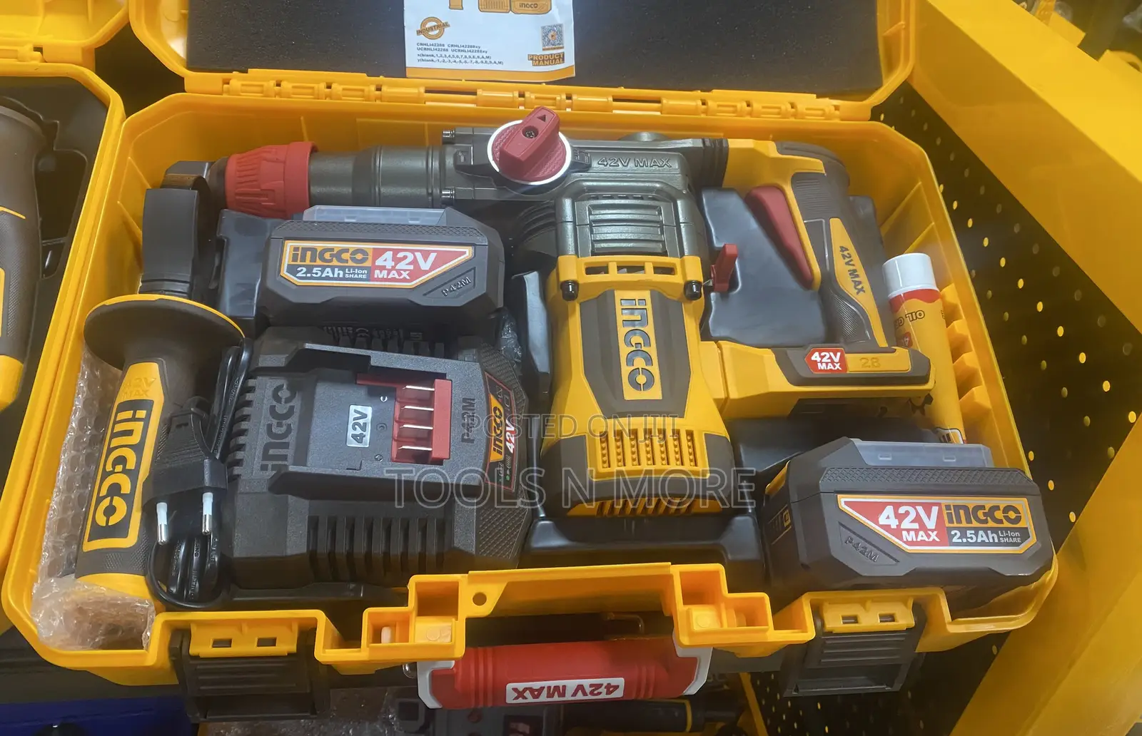 Ingco 42v Cordless Rotary Hammer