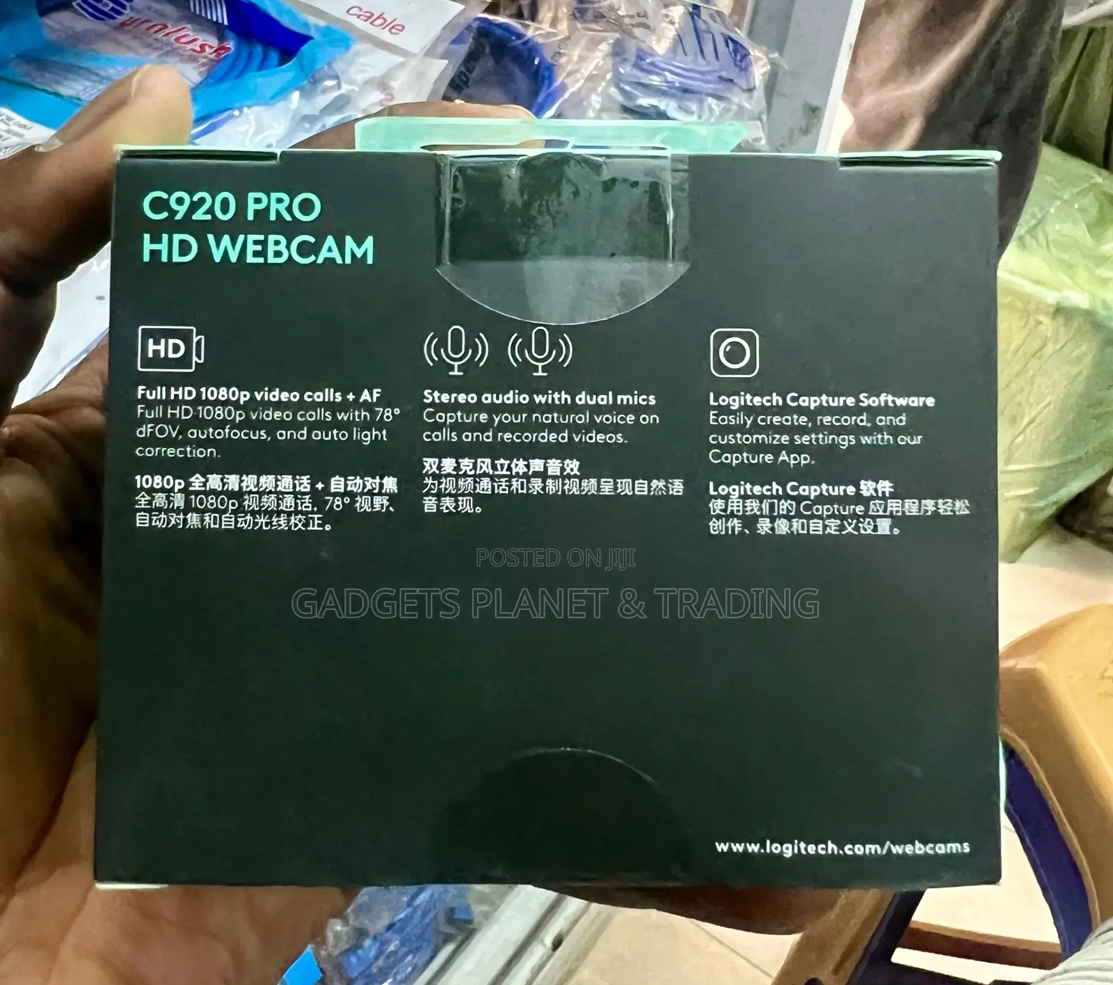 C920 Hd Pro Webcam Full Hd 1080p Video Calling With Stereo Audio
