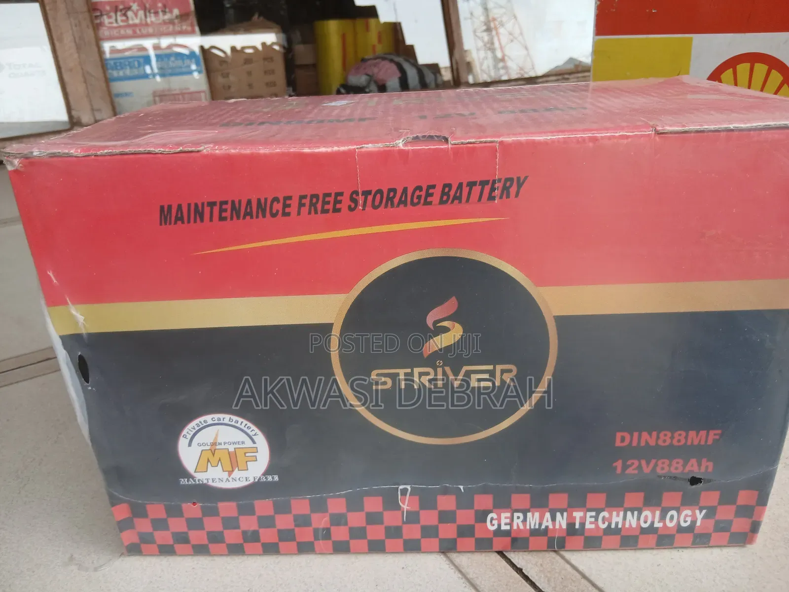Original Striver Batteries for All Cars 17 Plate 88ah and 90ah