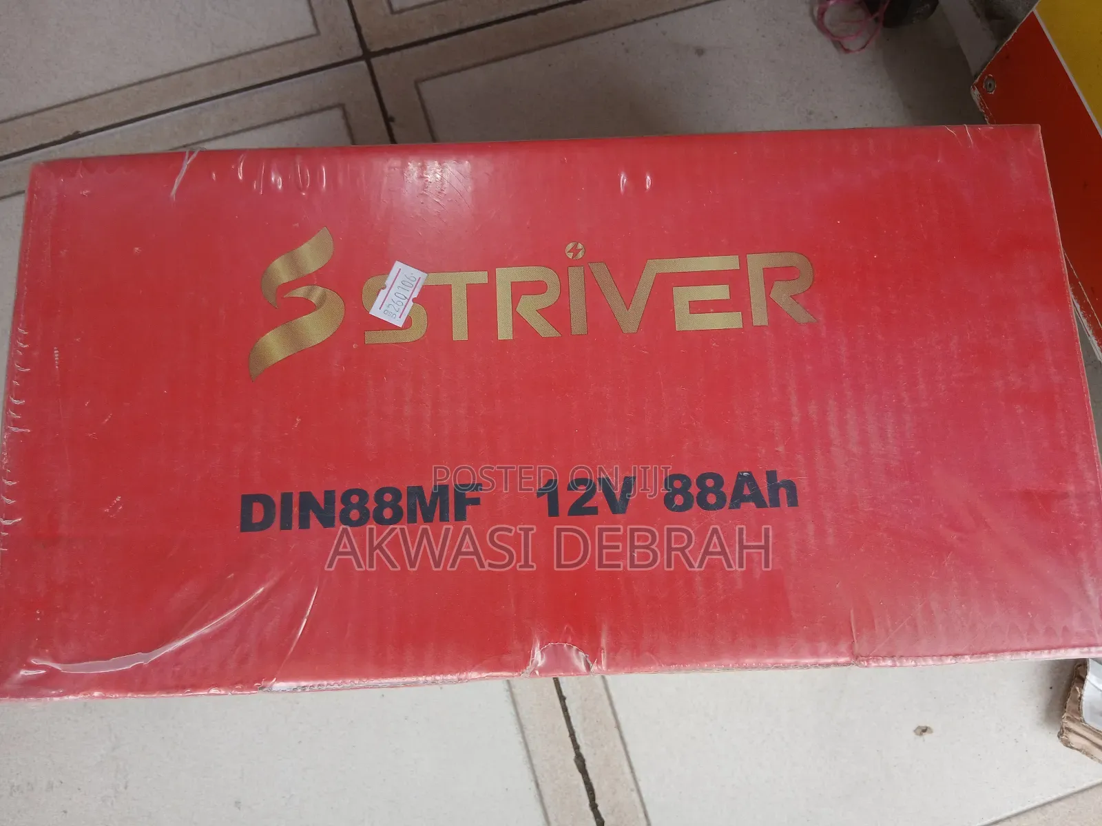 Original Striver Batteries for All Cars 17 Plate 88ah and 90ah