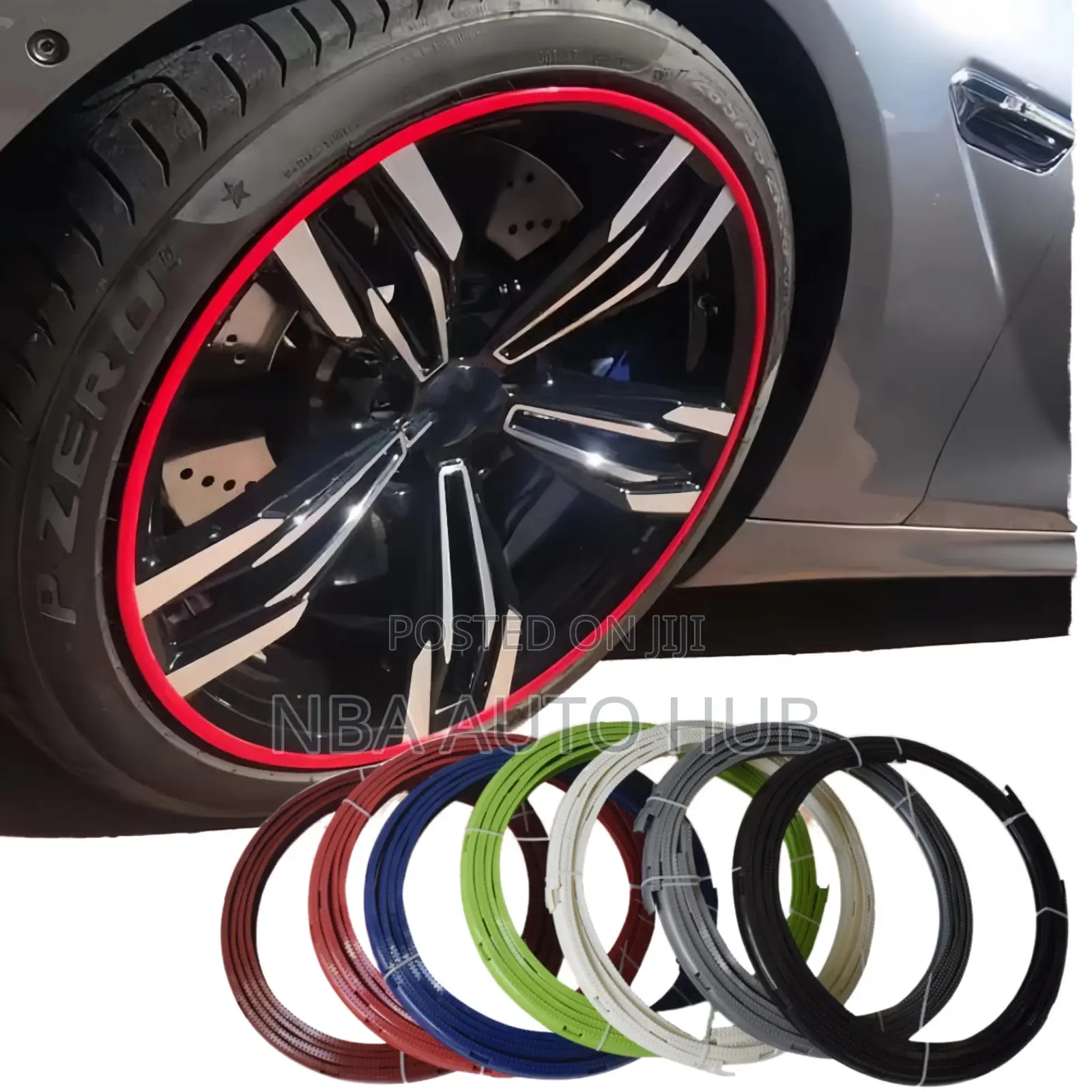 Car Wheel Hub Decoration Strip Tyre Protection Ring