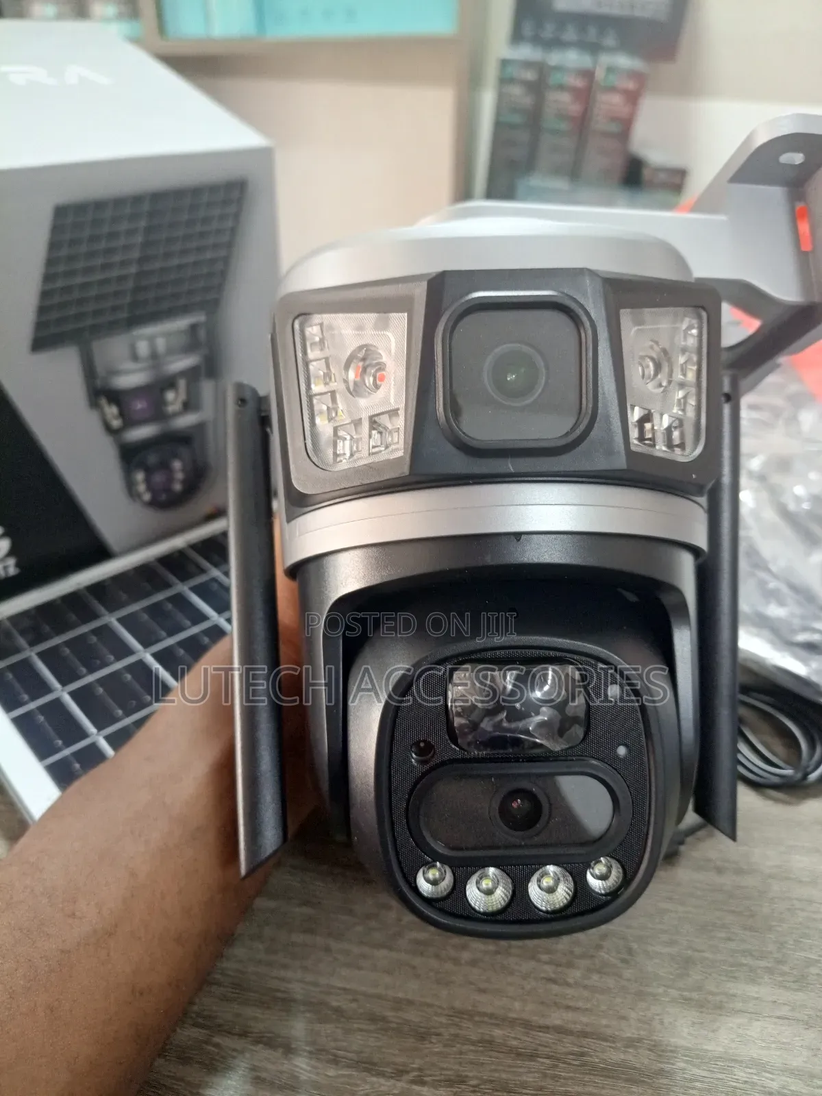 2 Lens Solar 4g Security Camera