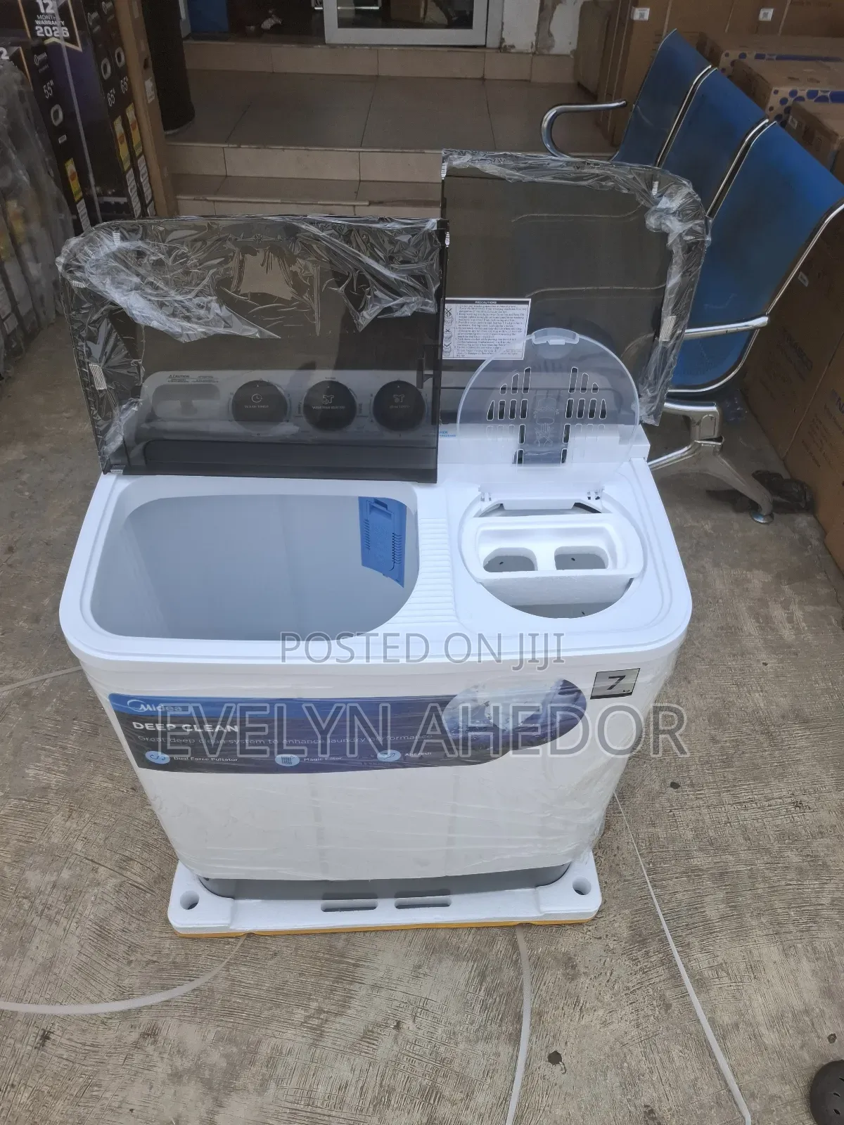 Midea Twin Tube Semi Automatic Washing Machine for Sale