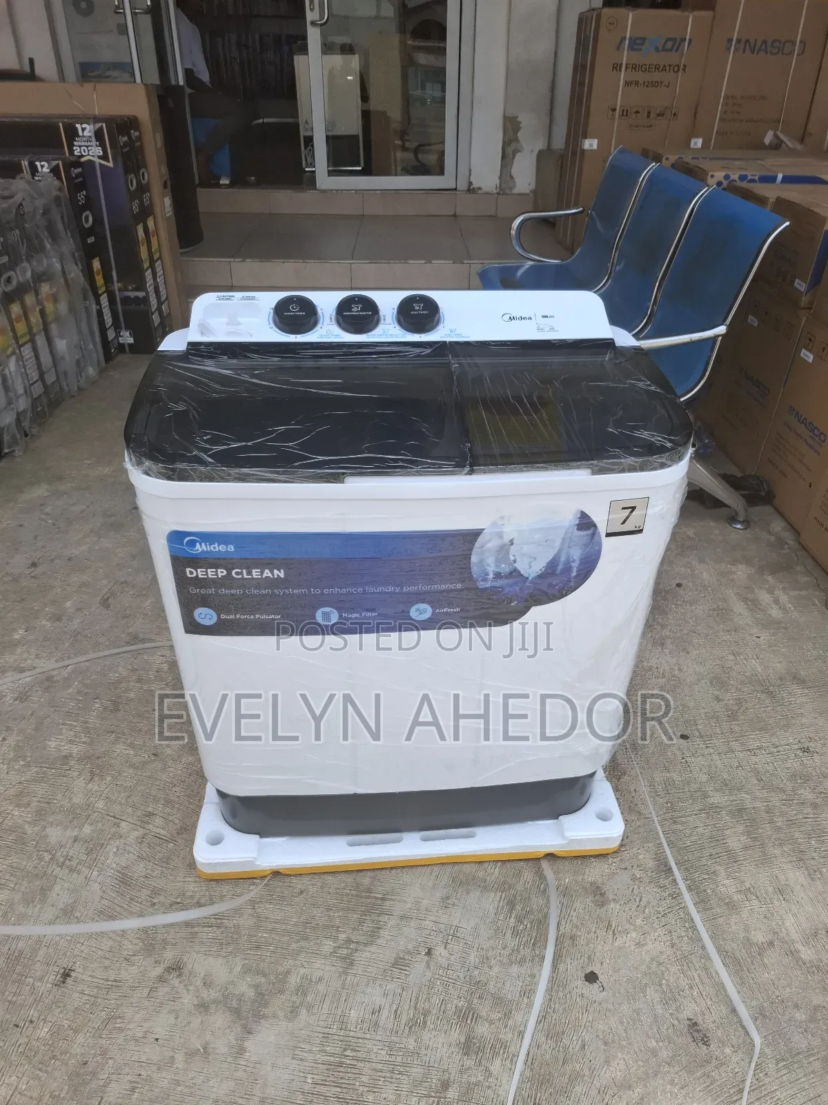 Midea Twin Tube Semi Automatic Washing Machine for Sale