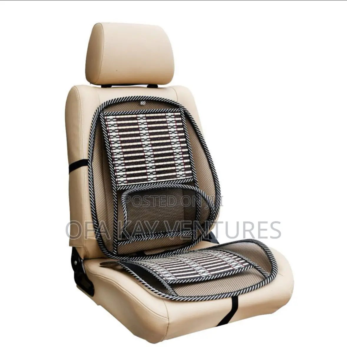 Wood Breaded Cooling Cushion Seat Cover