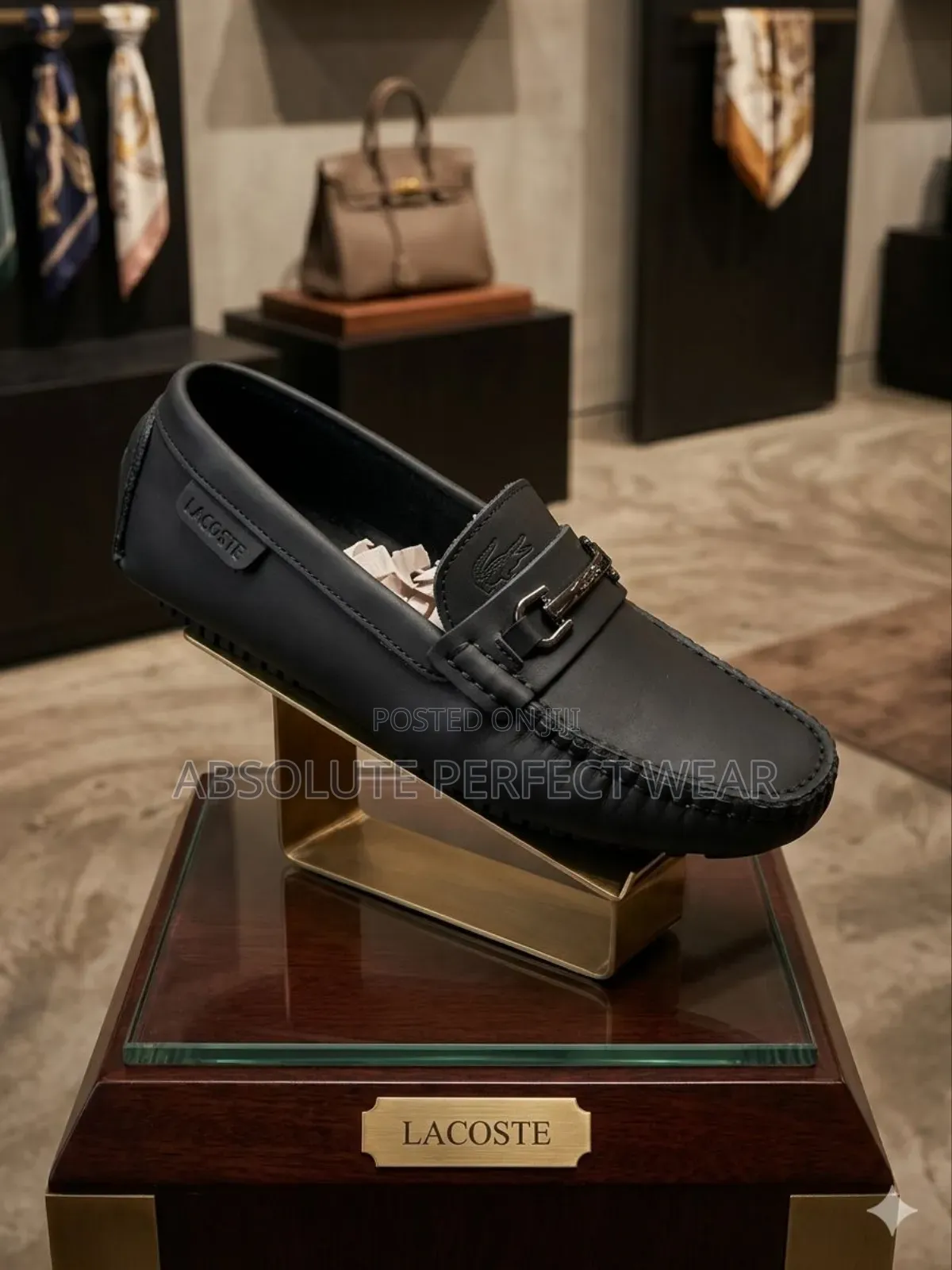 Quality Leather Lacoste Loafer for Men