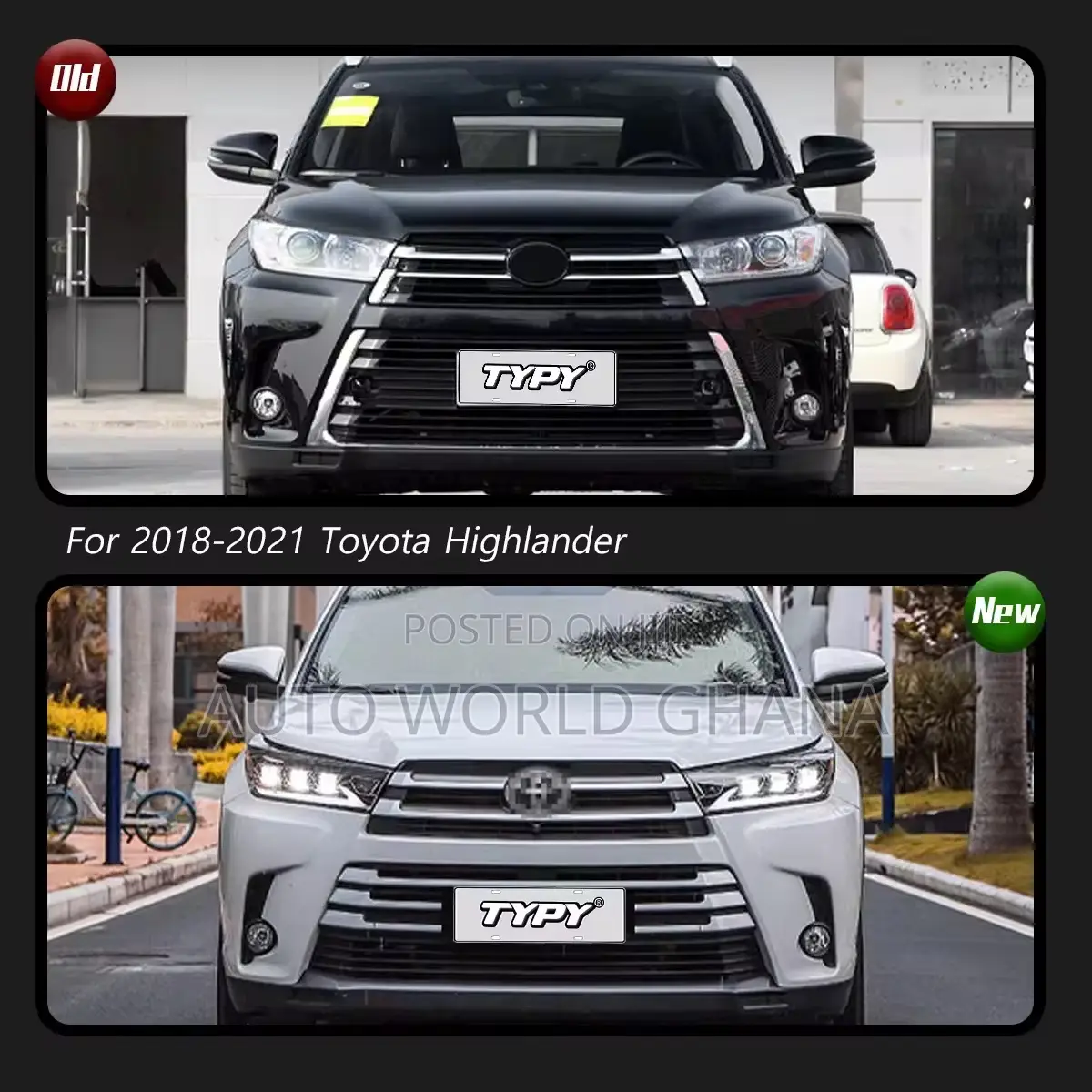 Toyota Highlander 2016 To 2019 Premium Led Spec Headlight