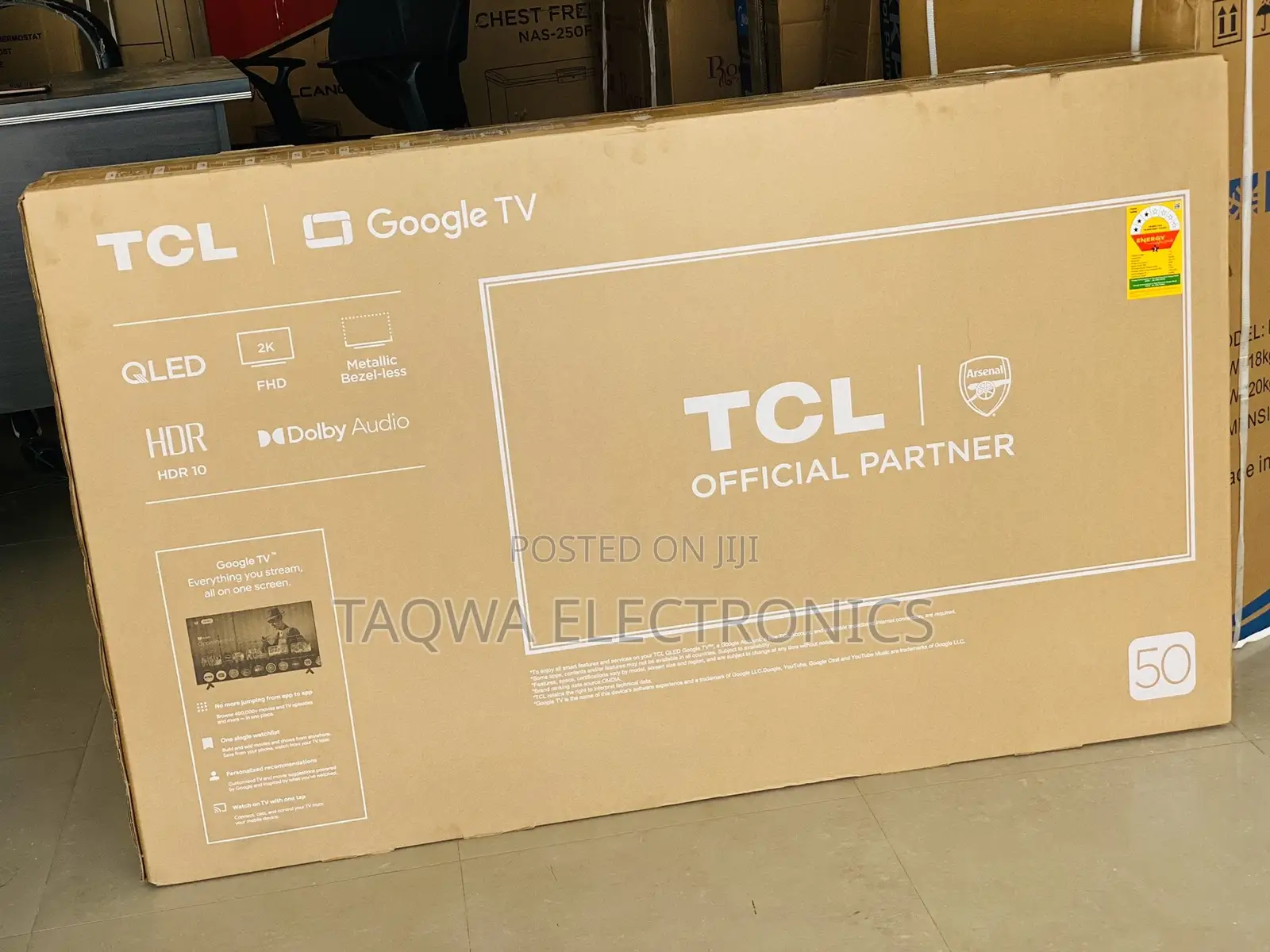 Slim—Tcl 50 -Inch Qled Smart Google Tv