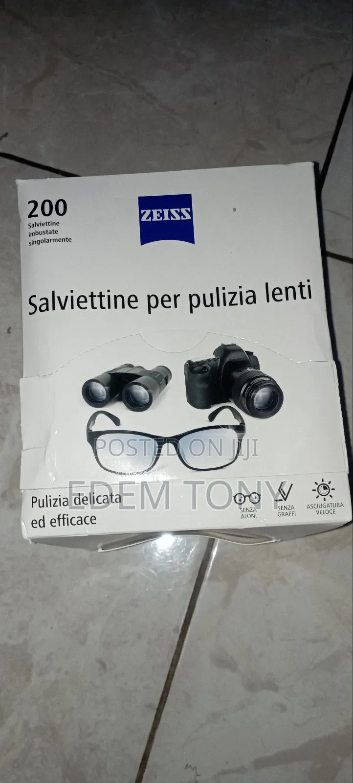 Zeiss Glasses Cleaning Wipes (200 Pieces)