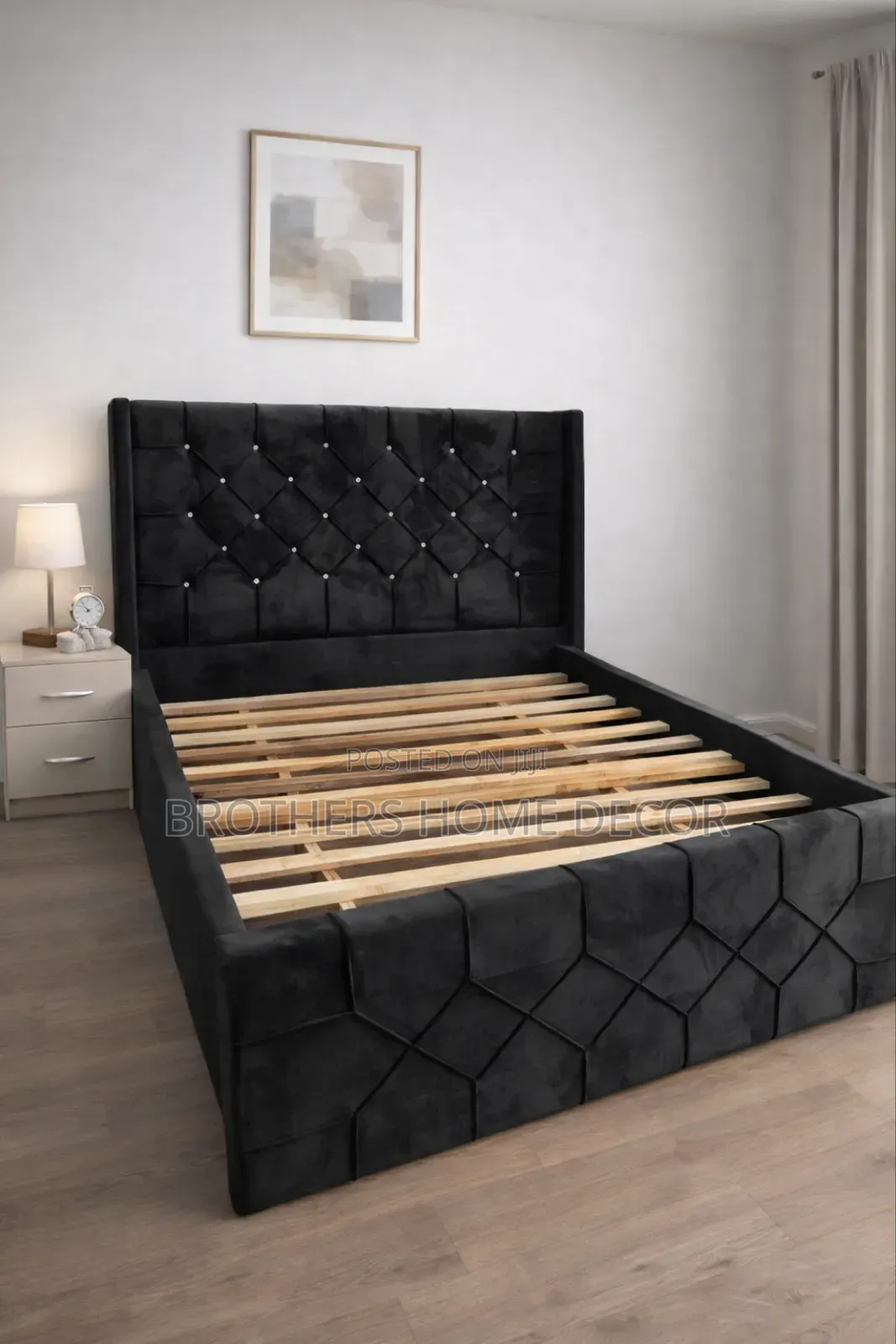Latex Foam Queen Size Bed Frame