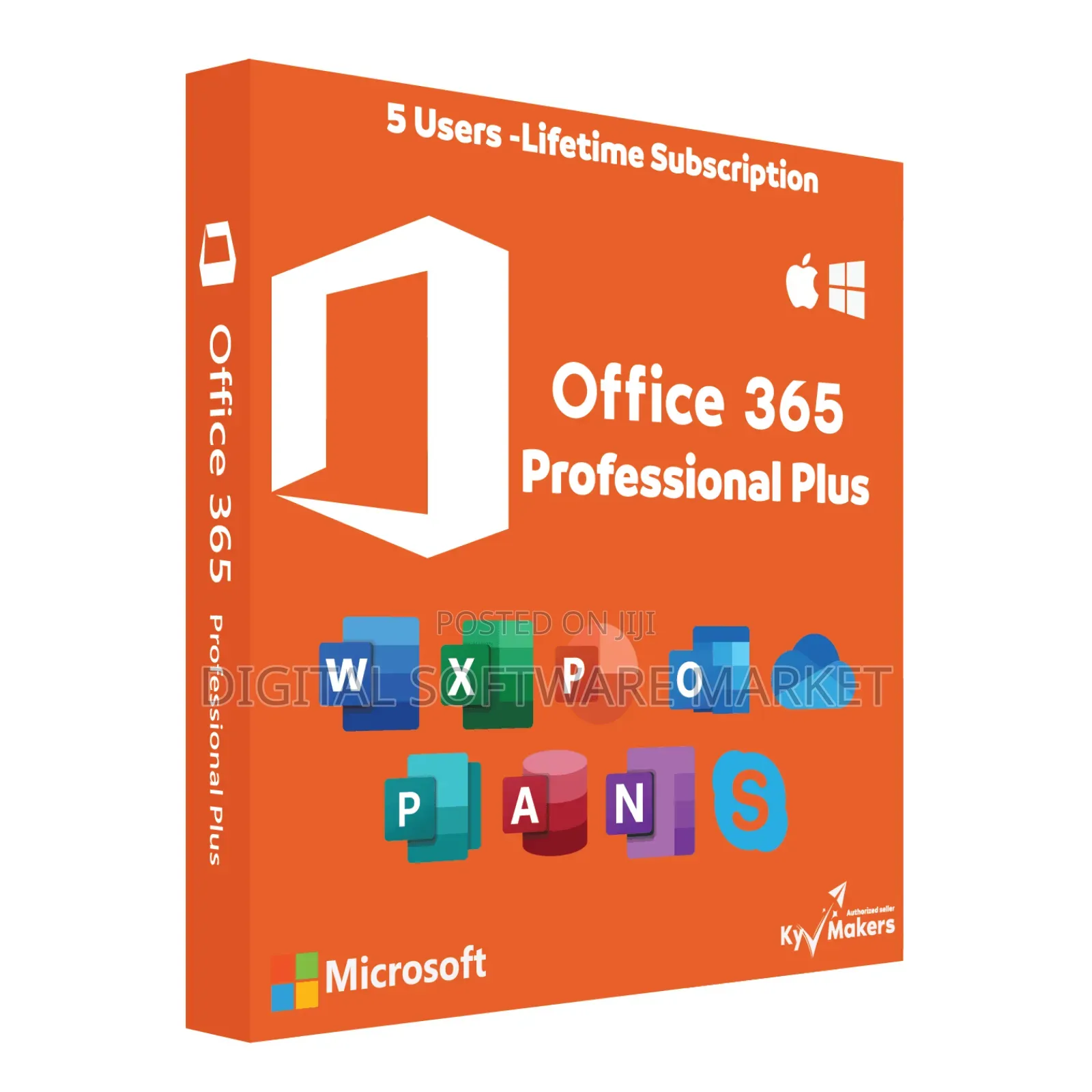 Office 365 Enterprise Lifetime (Custom Username)For Five Devices 5tb