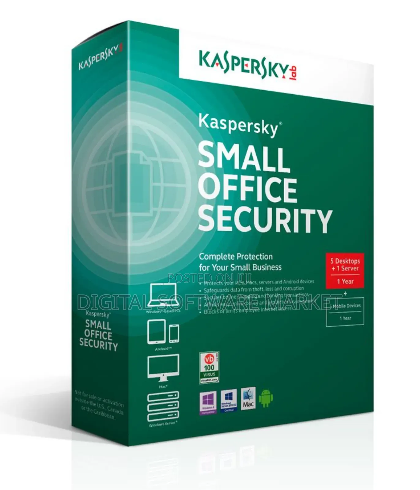 Kaspersky Office Anti Virus Security 25 Pc For 1 Year