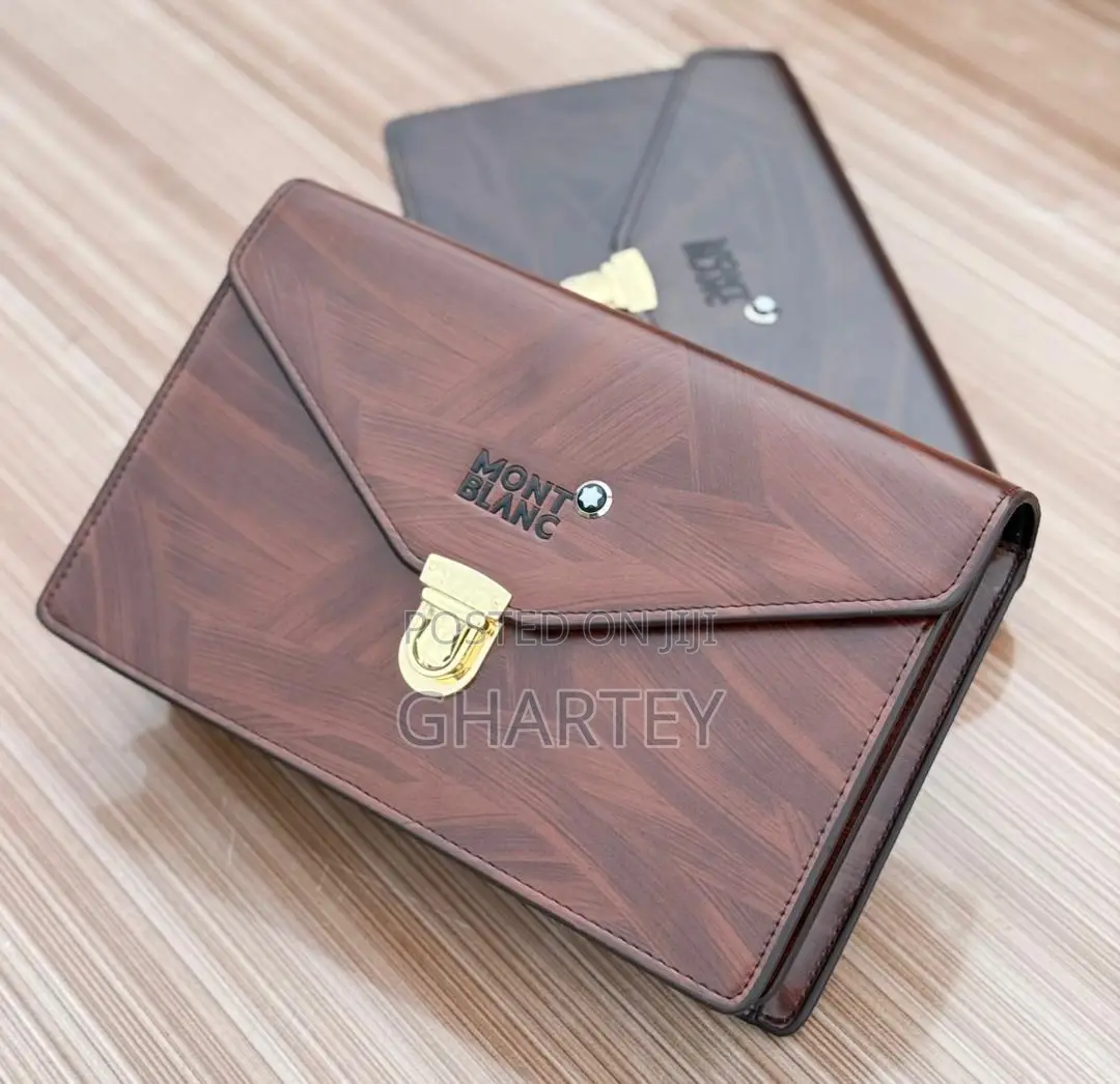 Mont Blanc Luxury Leather Pouch – Classic Elegance in Every Fold