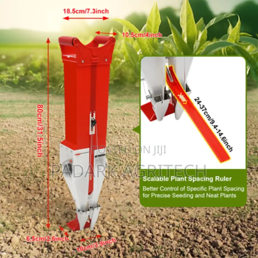 Manual Seed Planter and Fertilizer Applicator