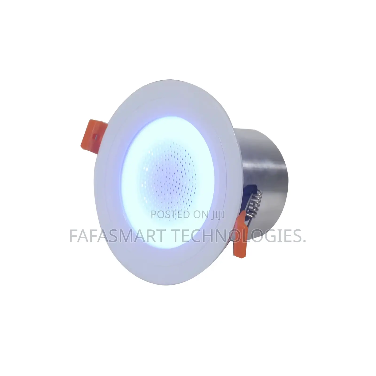 2 Active Ceiling Speakers With RGB Light 2.5inch Full Range Speakers