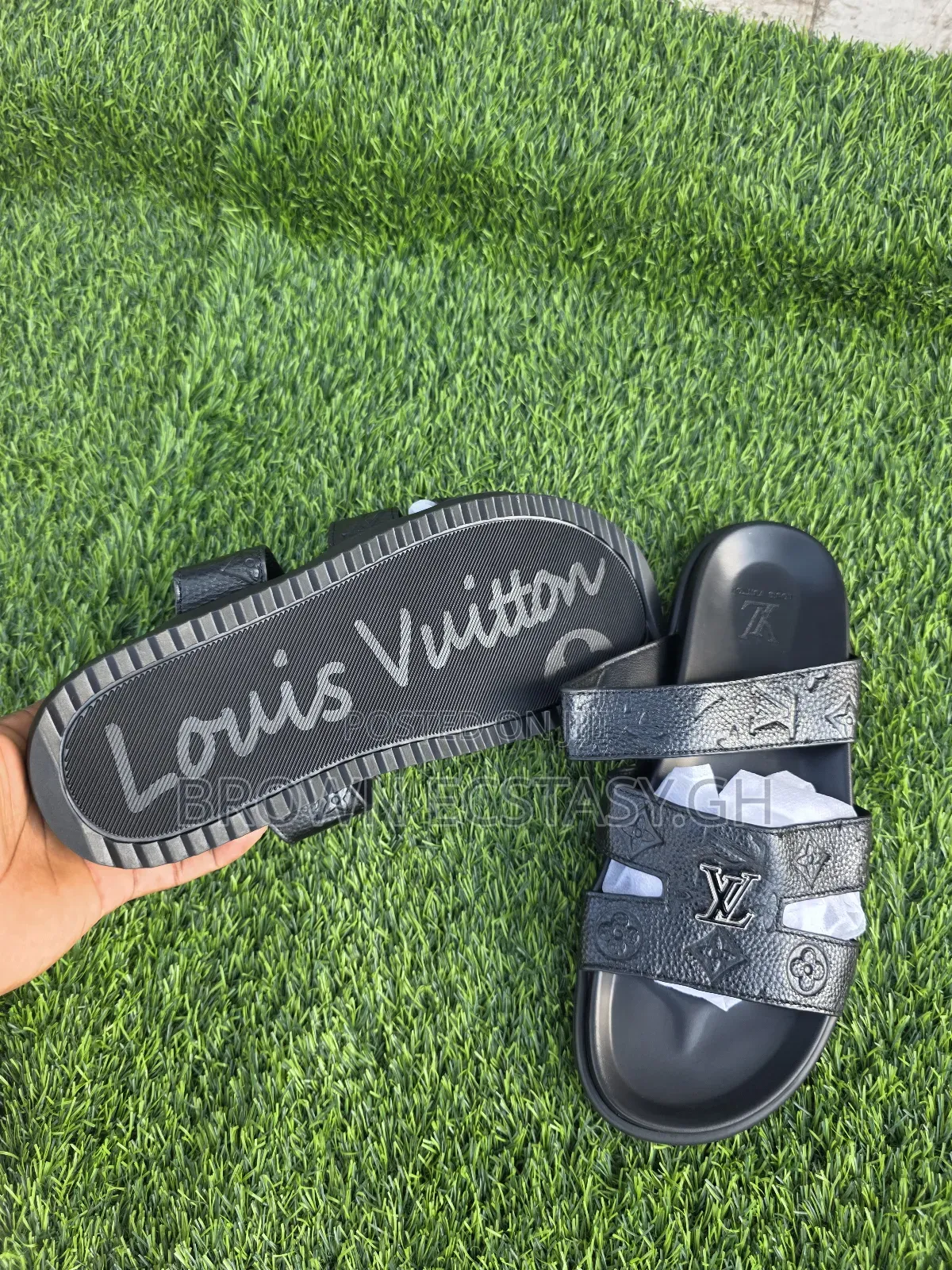 Designer Leather Slides (Swipe for More)