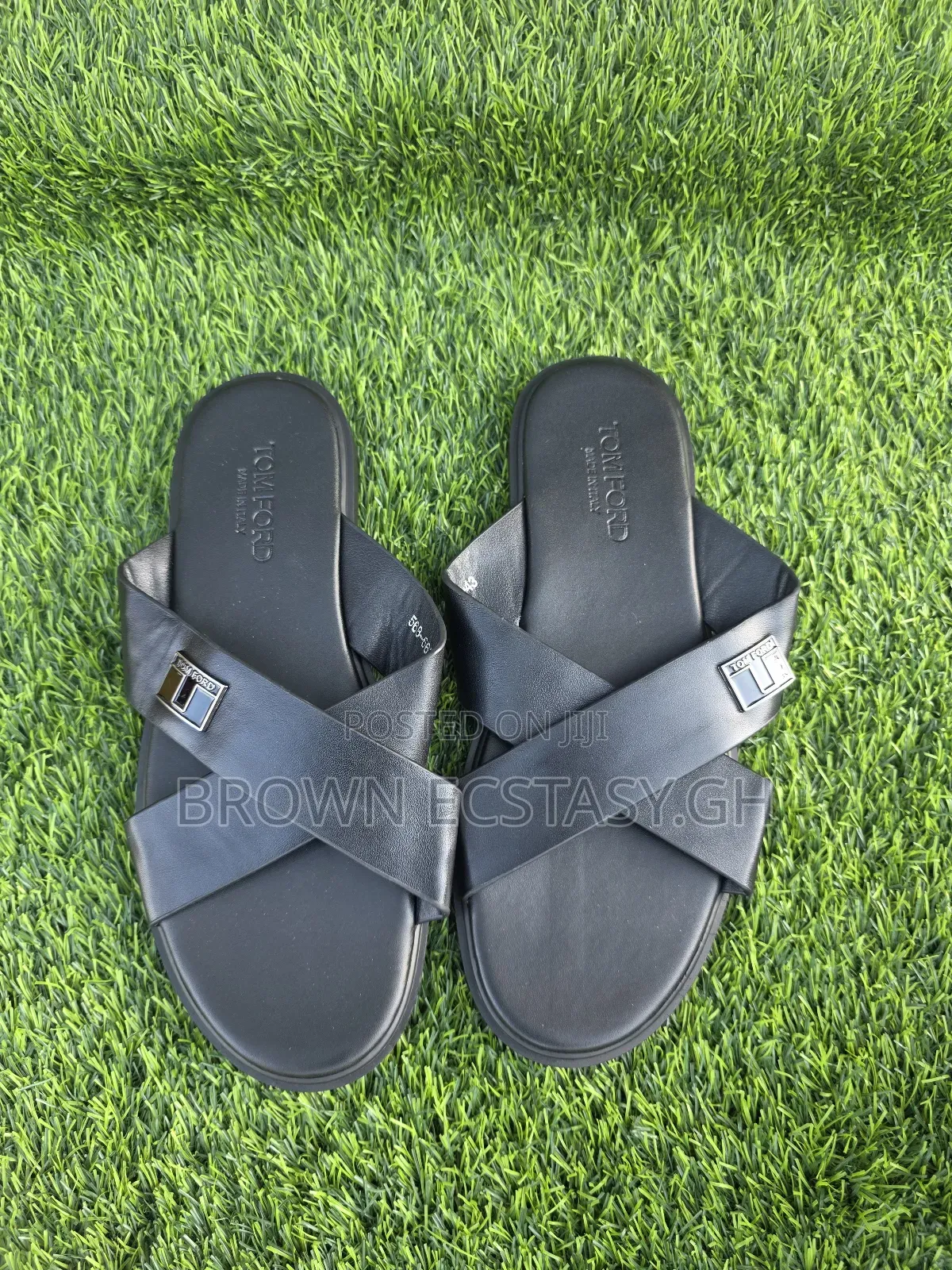 Designer Leather Slides (Swipe for More)