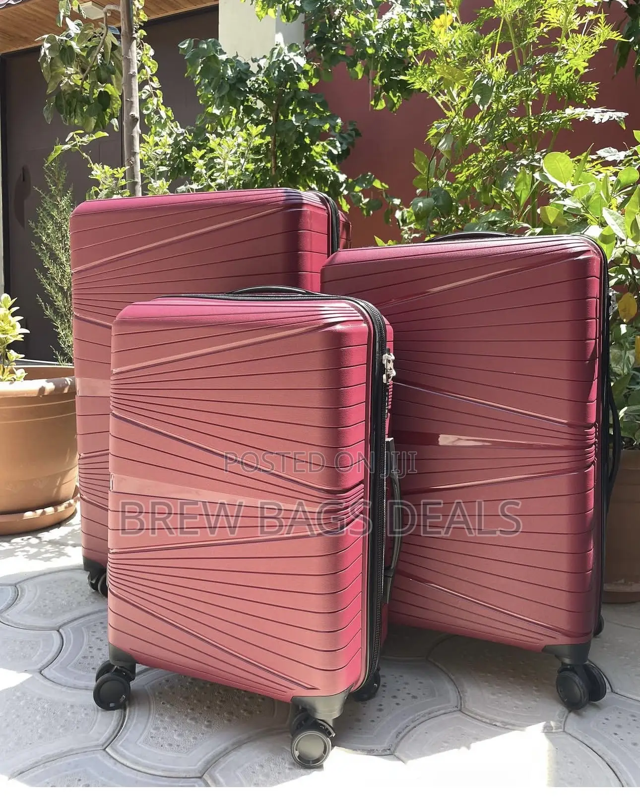 Quality Jony Ultra Strong 3set Wine Unbreakable Suitcase.