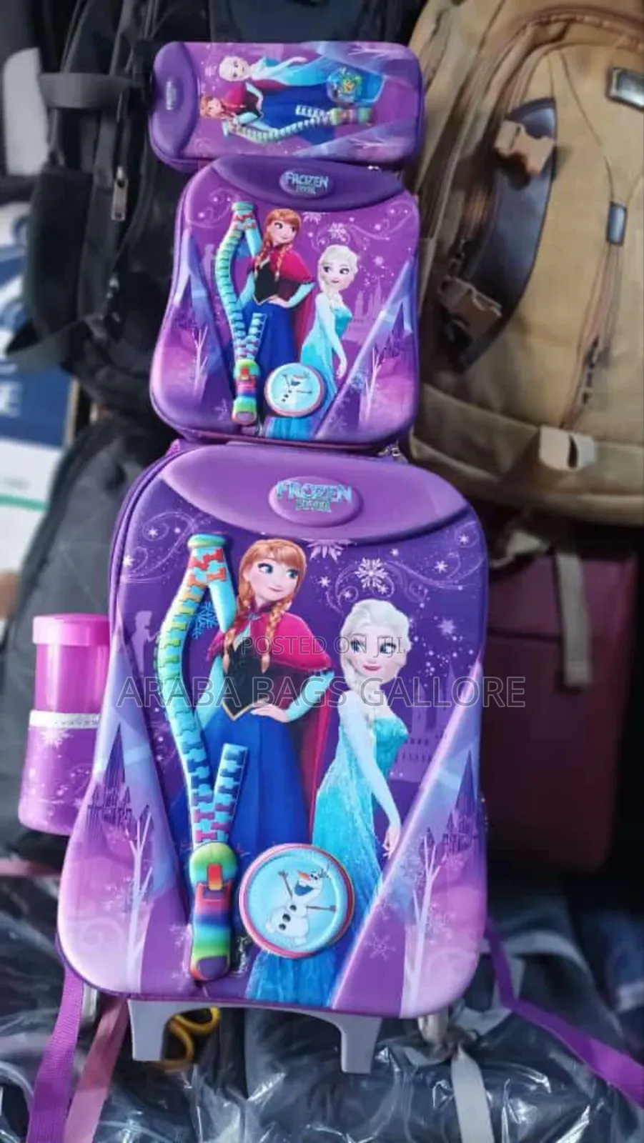 Complete Trolley Set With Pencil Case and Snack Bag