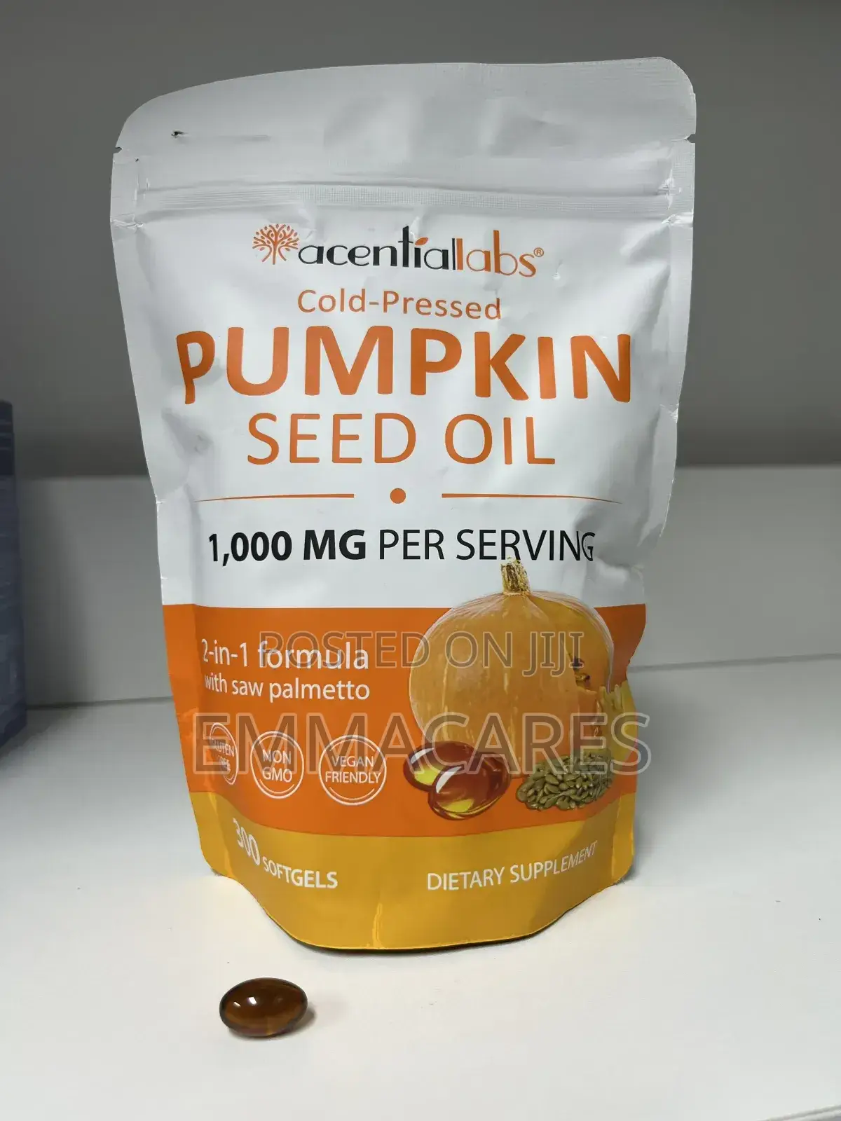 Cold Pressed Pumpkin Seed Oil With Saw Palmetto