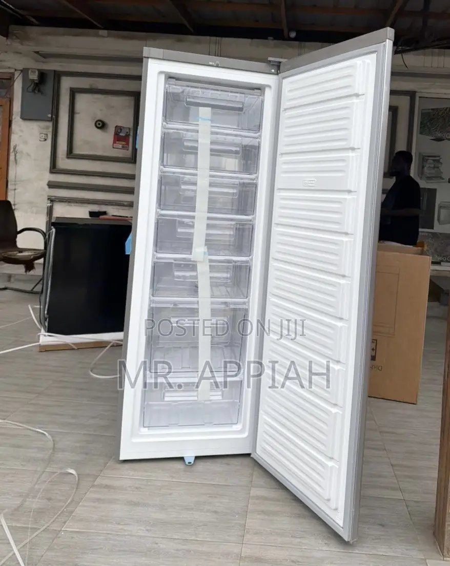 Sealed in Box Nasco 1 Door Upright Standing Freezer(Nasd1-33)Gray 