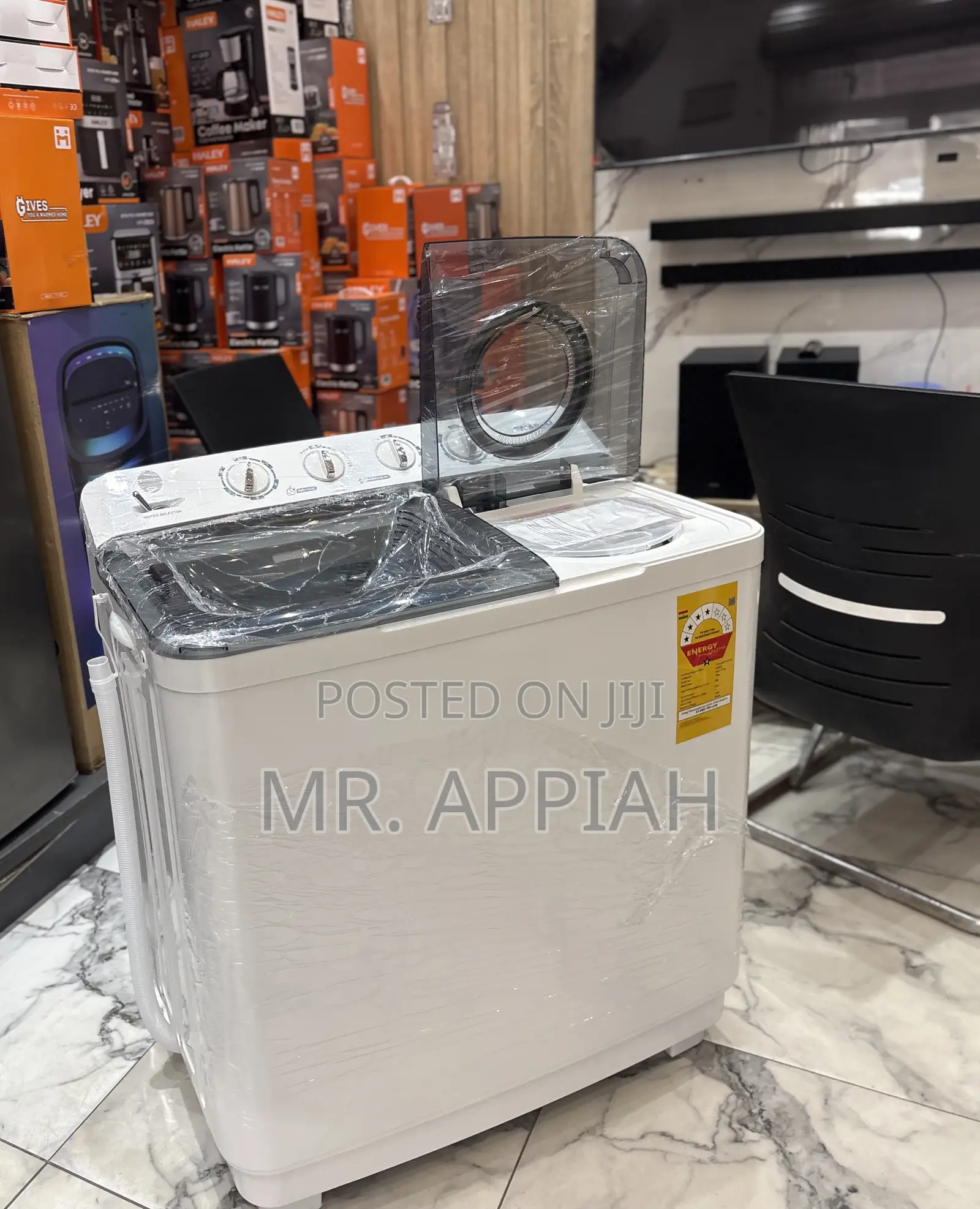 Choose Lovely Nasco 11kg Twin Tub Electric Washing Machine + Spin Dry.