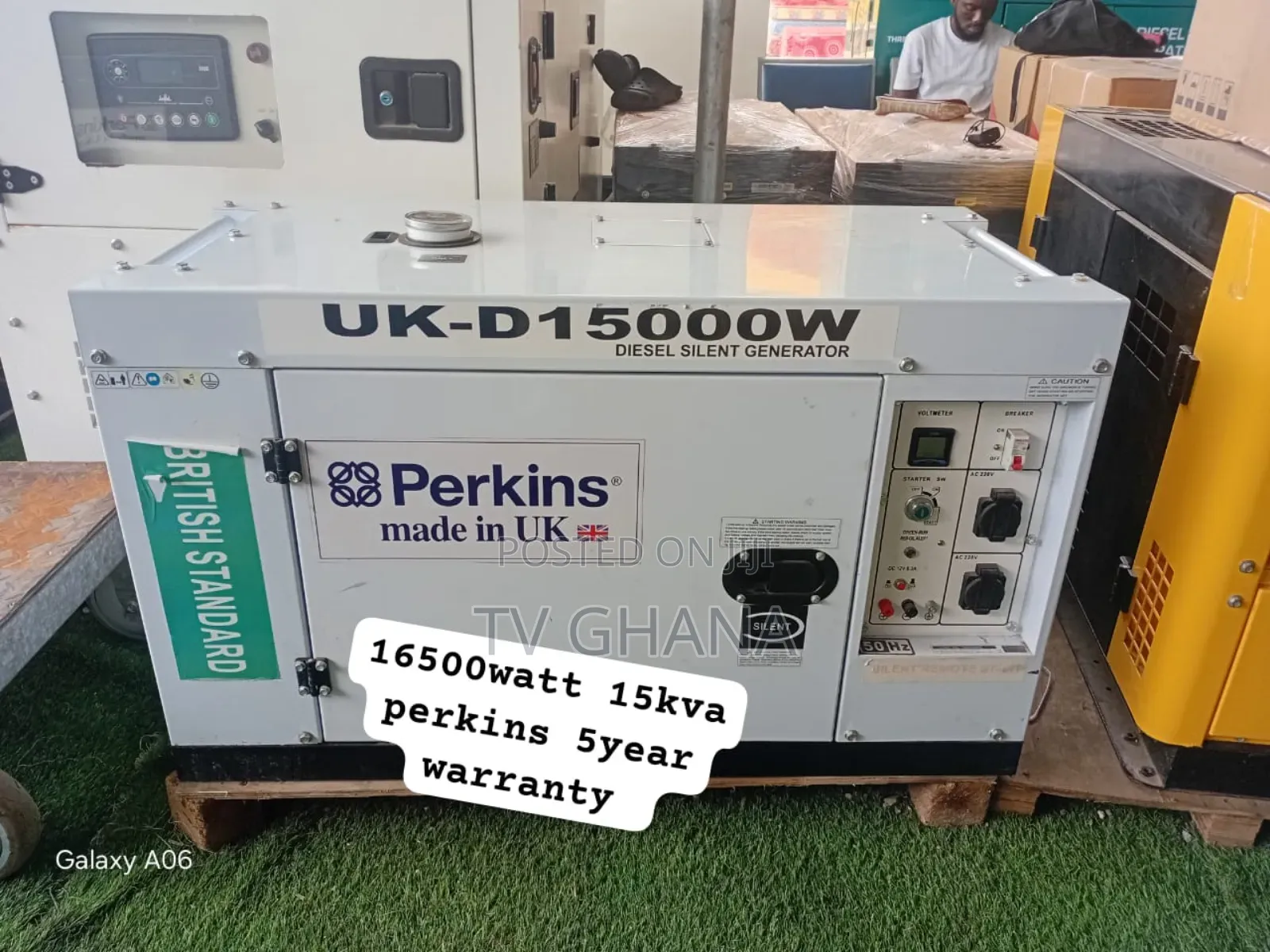 Perkins Diesel Genset 16.5kw – Full Power, Remote Access15kva Diesel