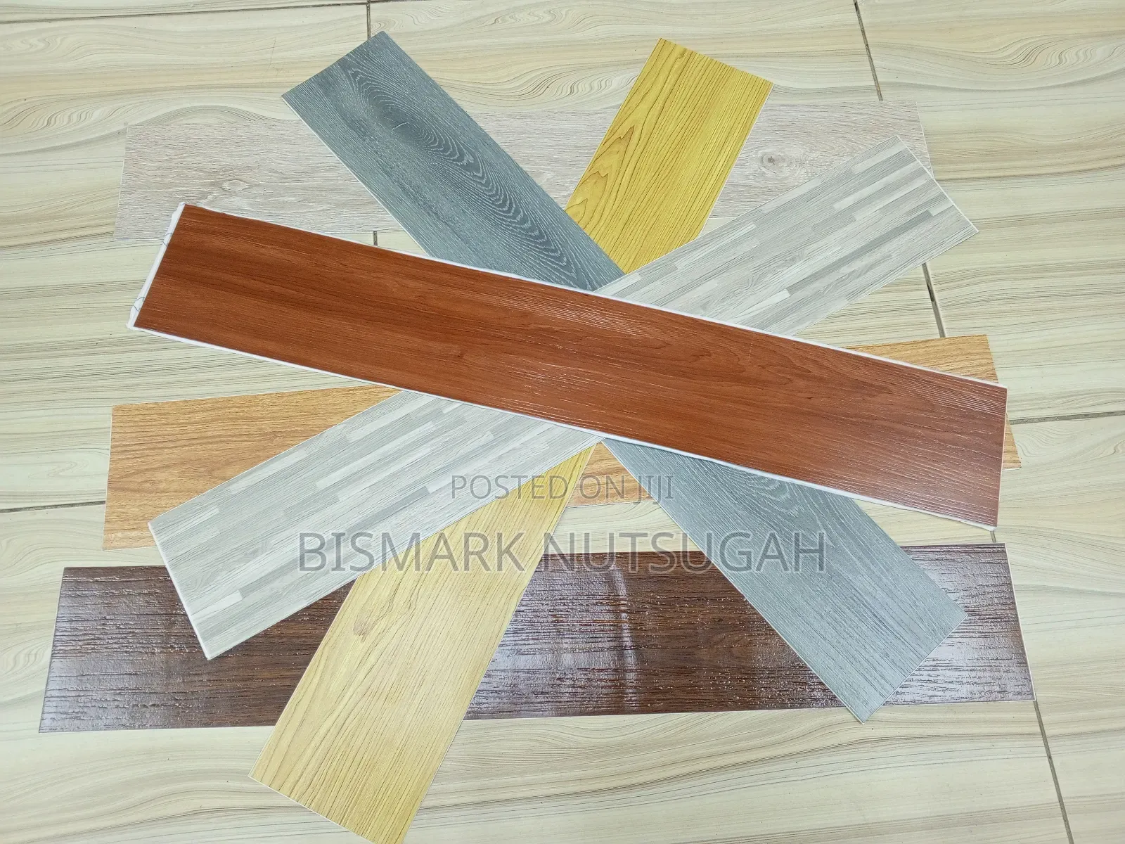 36 Piece Luxury Vinyl PVC Flooring for Sale