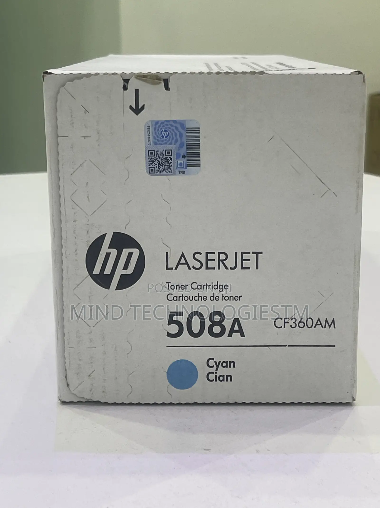 Original Hp 508a Cyan Laserjet Toner Cartridge